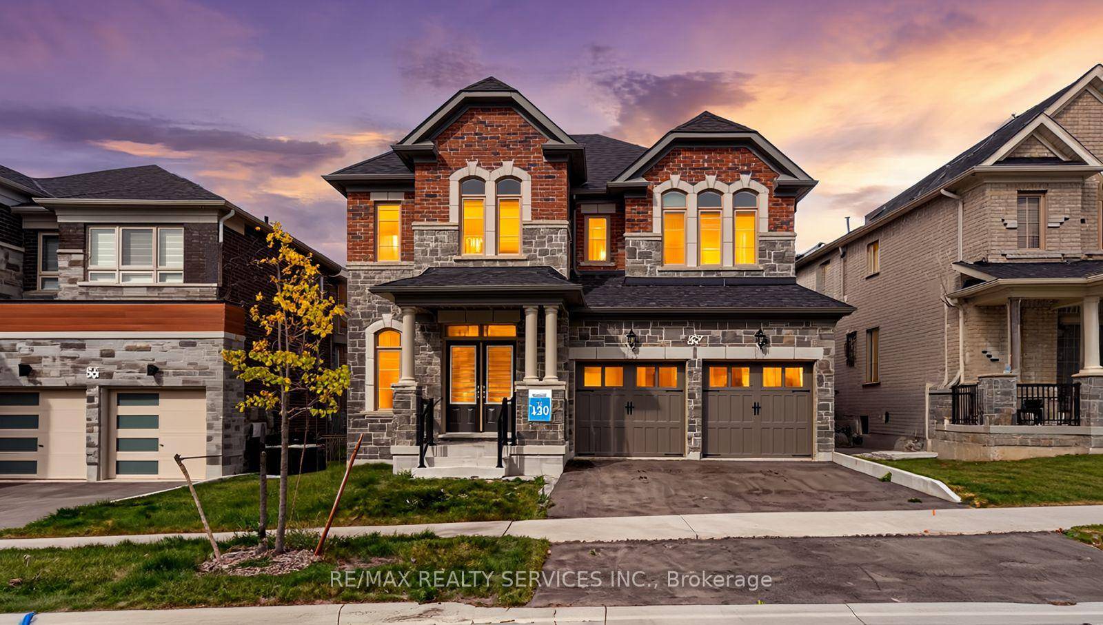 Stunning Nearly New Home with Walkout Basement Backing onto Pond Prime Bradford Location !