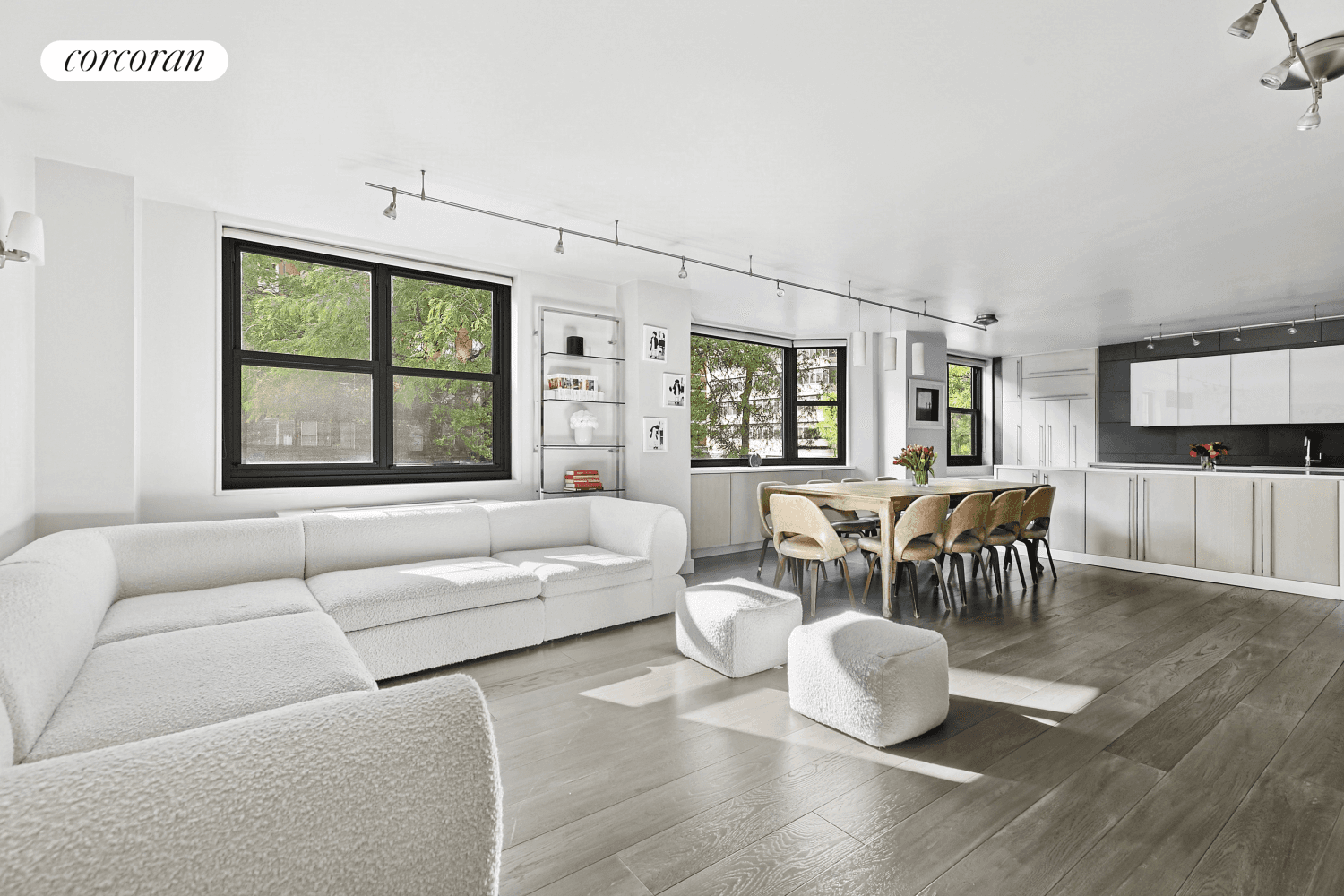 This exquisitely renovated, sun drenched 3 bedroom, 2.