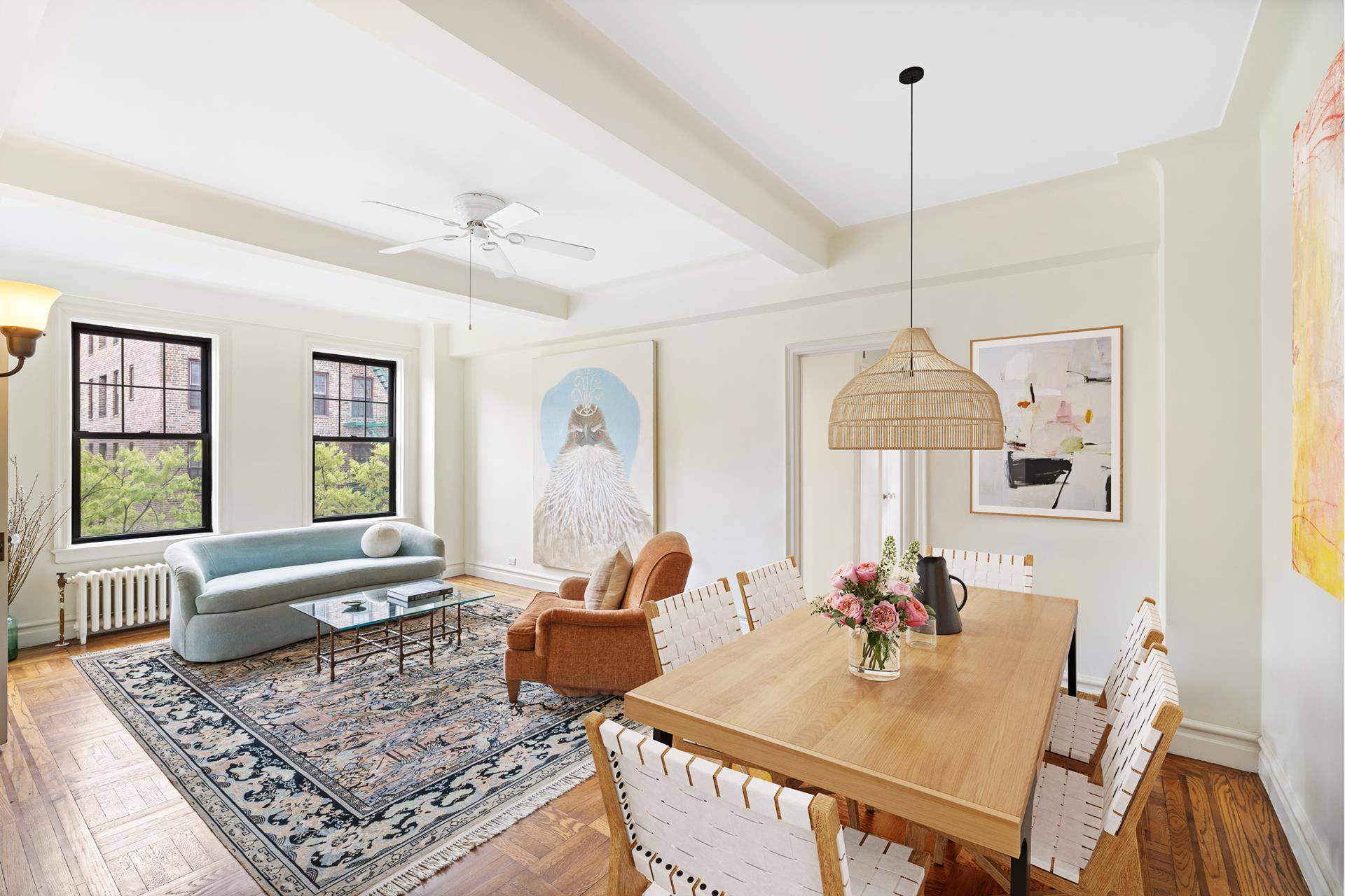 Classic two bedroom at the coveted Ageloff Towers !