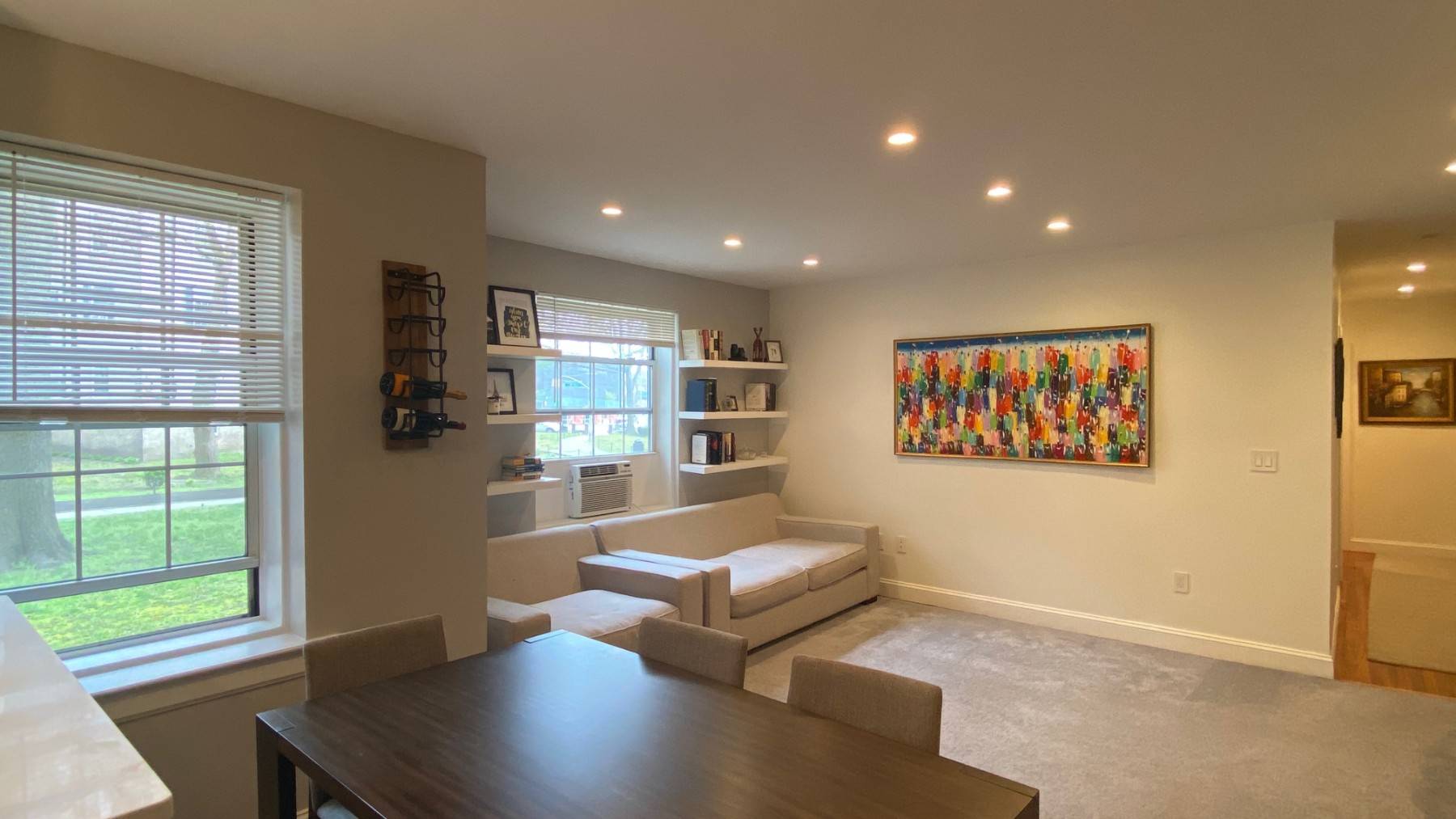 Tastefully renovated, move in ready three bedroom apartment in Boulevard Gardens, only steps away from Manhattan.