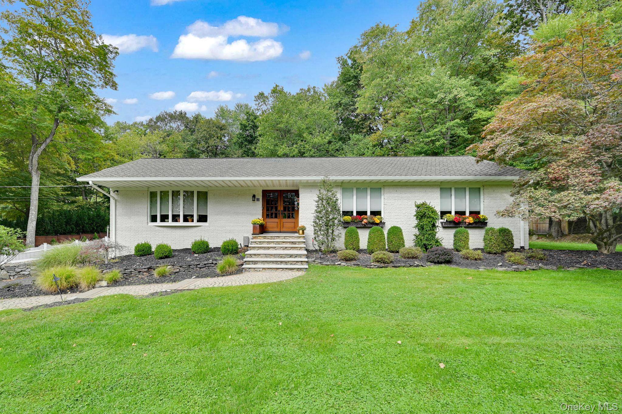 Stunning Ranch on picturesque 3 4 acre property on quiet cul de sac.