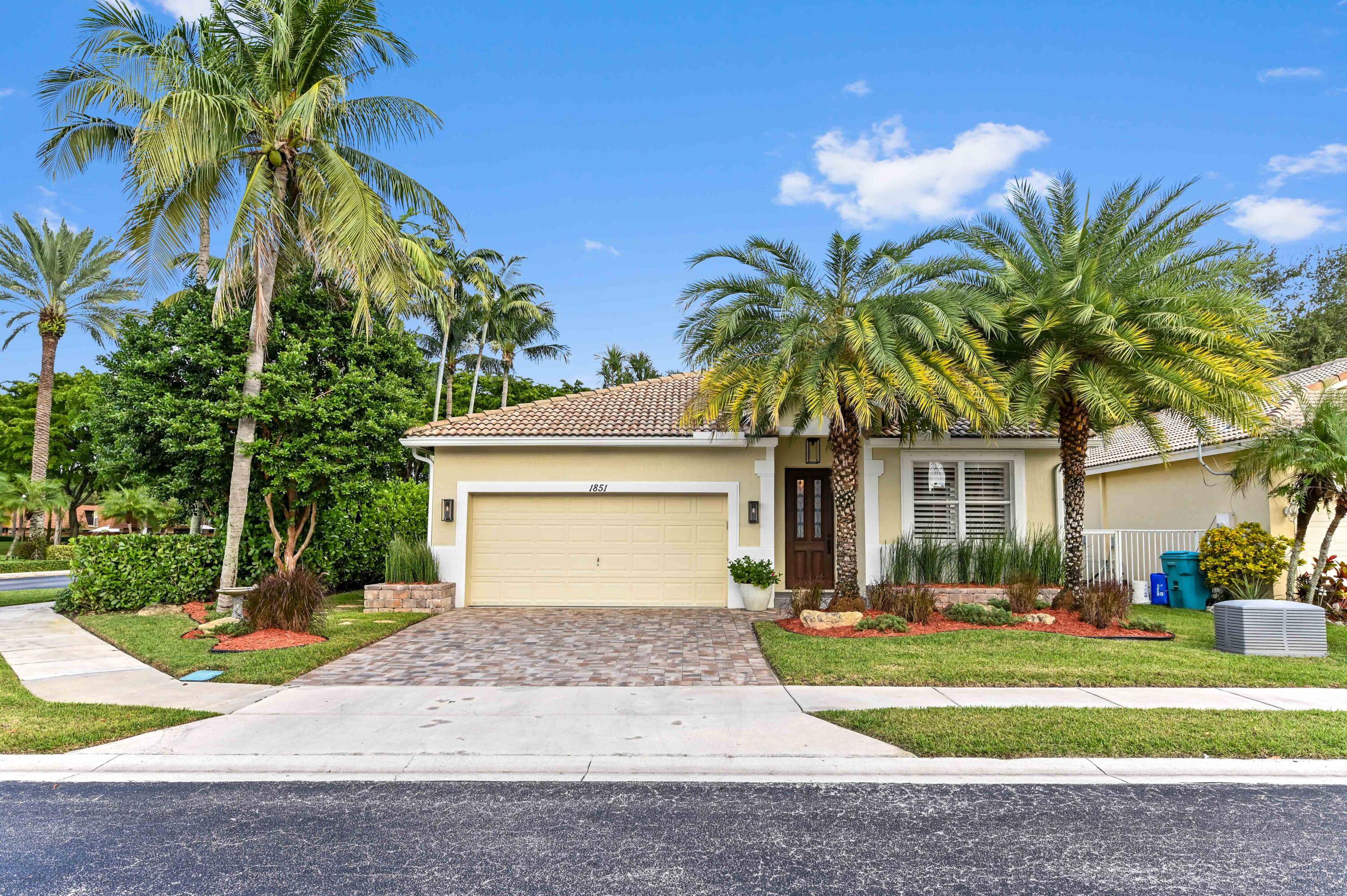 Welcome to this beautifully appointed single story home, perfectly situated in the desirable, Borgata community in Boynton Beach.