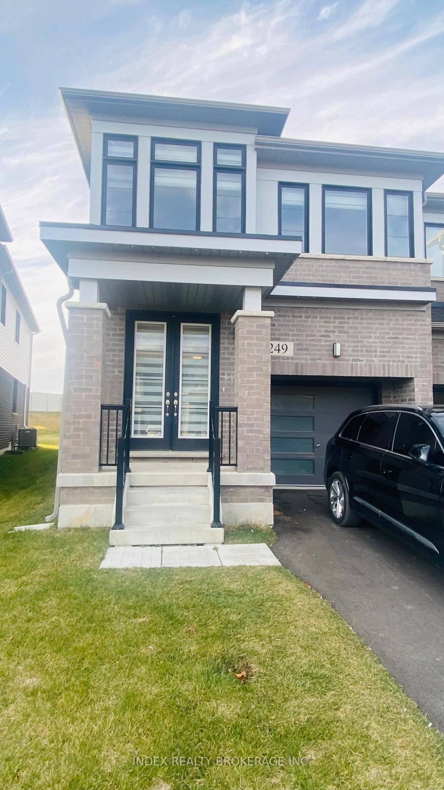 2022 Built End Unit Freehold Townhouse Modern Look 4 Bedrooms and 3 Washrooms, Hardwood Main Floor, Oak Staircase, Open Concept Bright W Oversized Windows, 9FT Ceilings, Access From Garage to ...