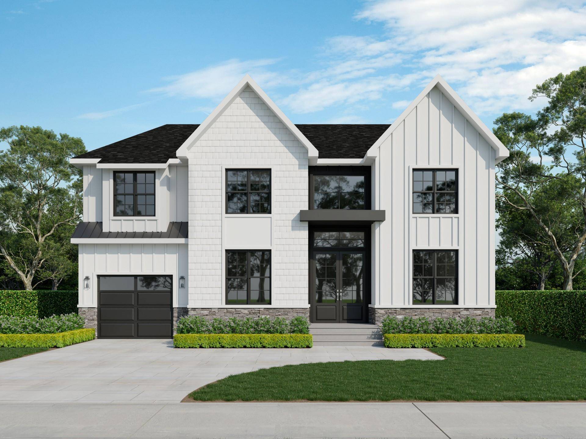 Stunning customizable new construction to be built, offering 3400 sq ft house plus 1300 sq ft finished basement with 9 feet high ceilings and outside entrance, almost 4700 sq ft ...