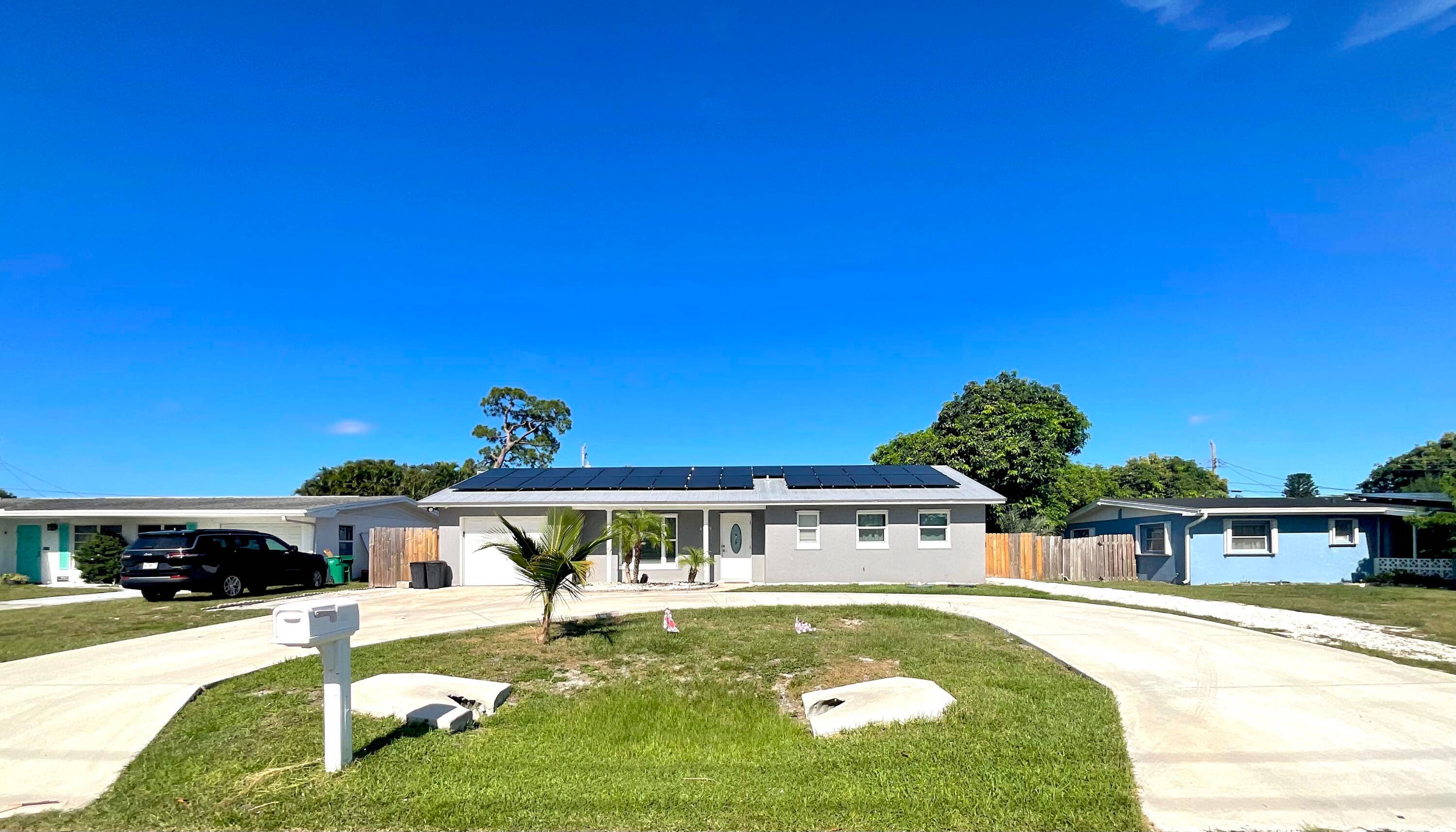SOLID CBS HOME ! COUNTY TAXES ONLY !