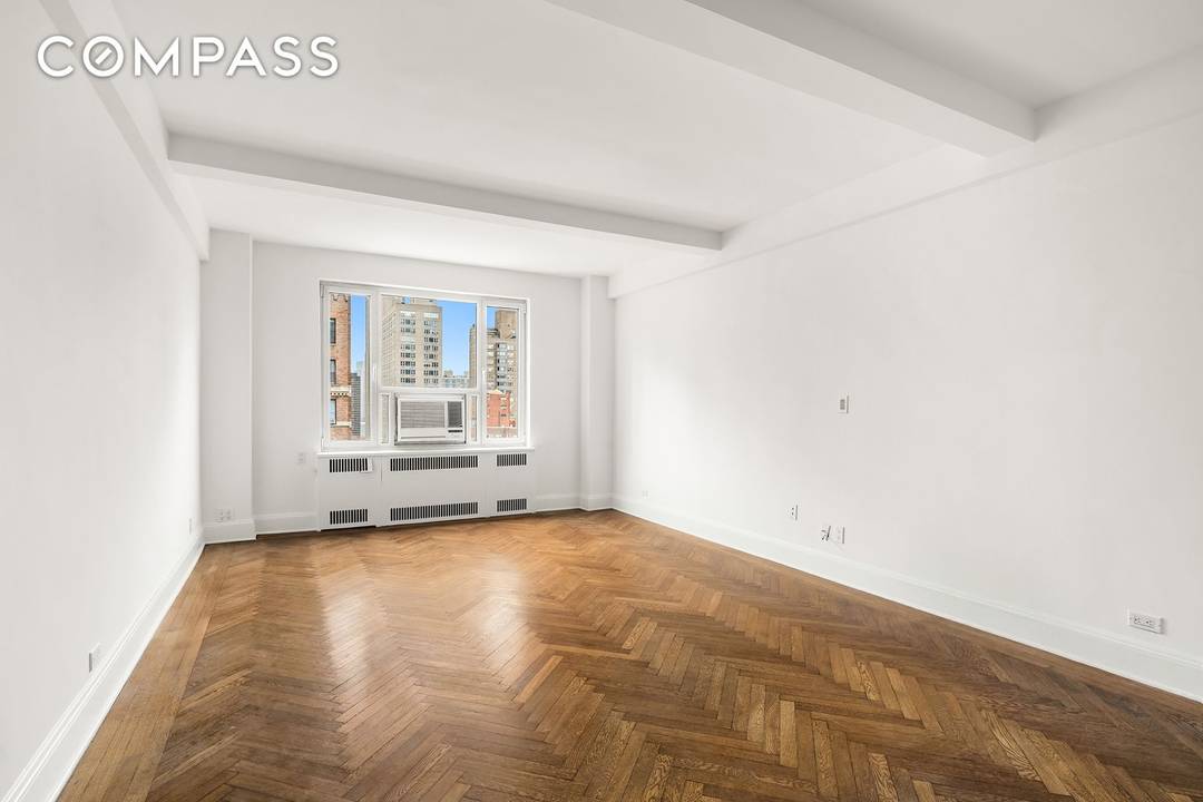 Perched high above Park Avenue, unit 15H is an expansive 1 bedroom apartment in mint condition with all the elegance and character you would expect in a prewar home.