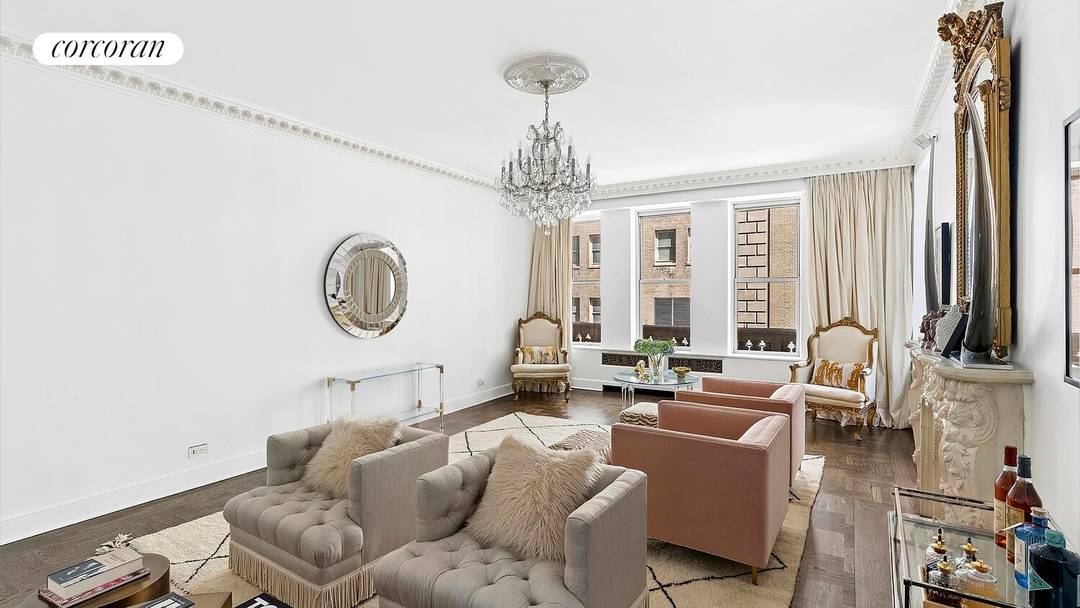 Meticulously Reimagined Prewar two bedroom two bathroom with Grand Scale, 10' Ceilings, and Designer Finishes !