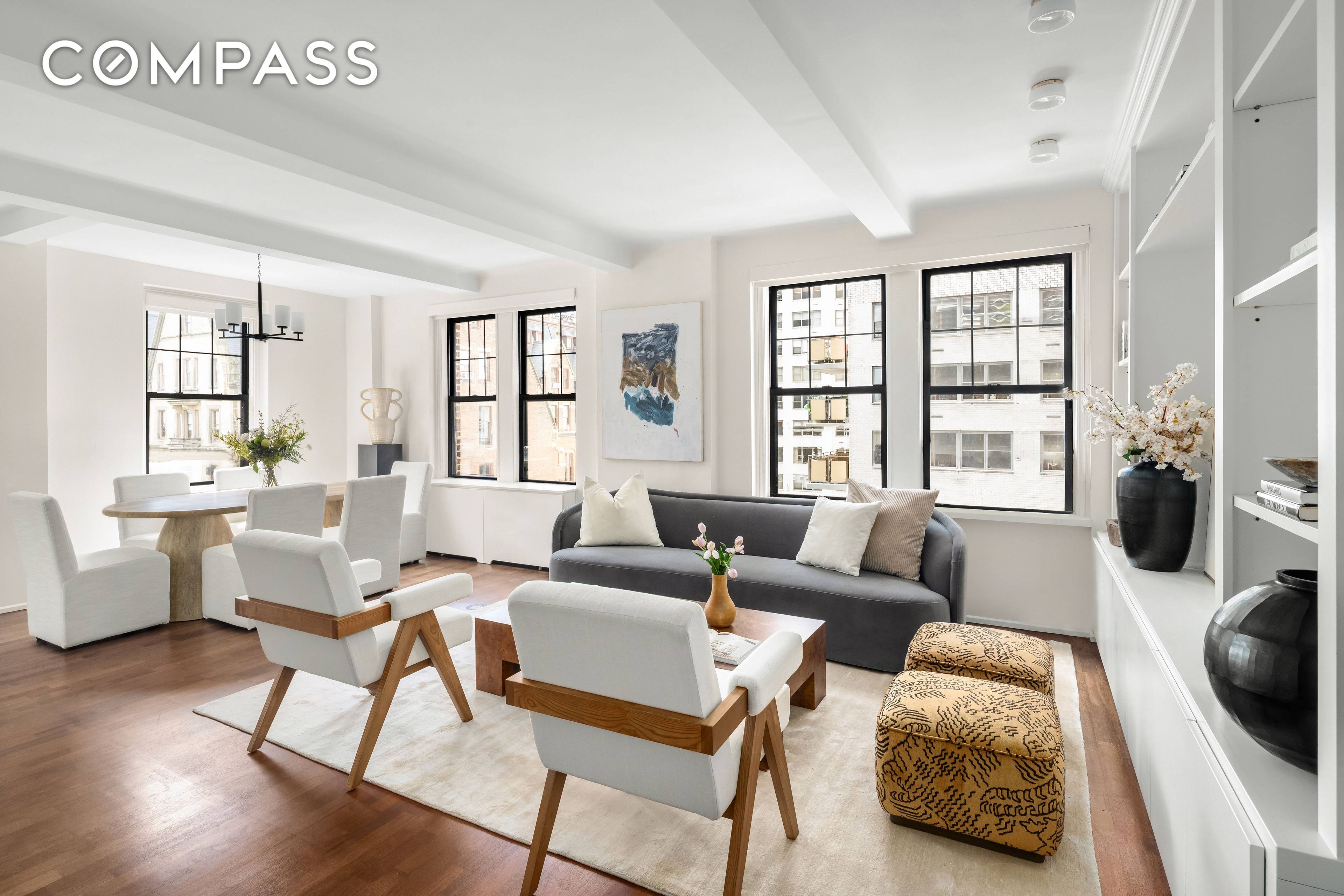 Perched high atop The Park Royal, Residence 1001 is a rarely available three bedroom, two bathroom home that offers grand proportions, timeless elegance, and coveted direct views of Central Park.