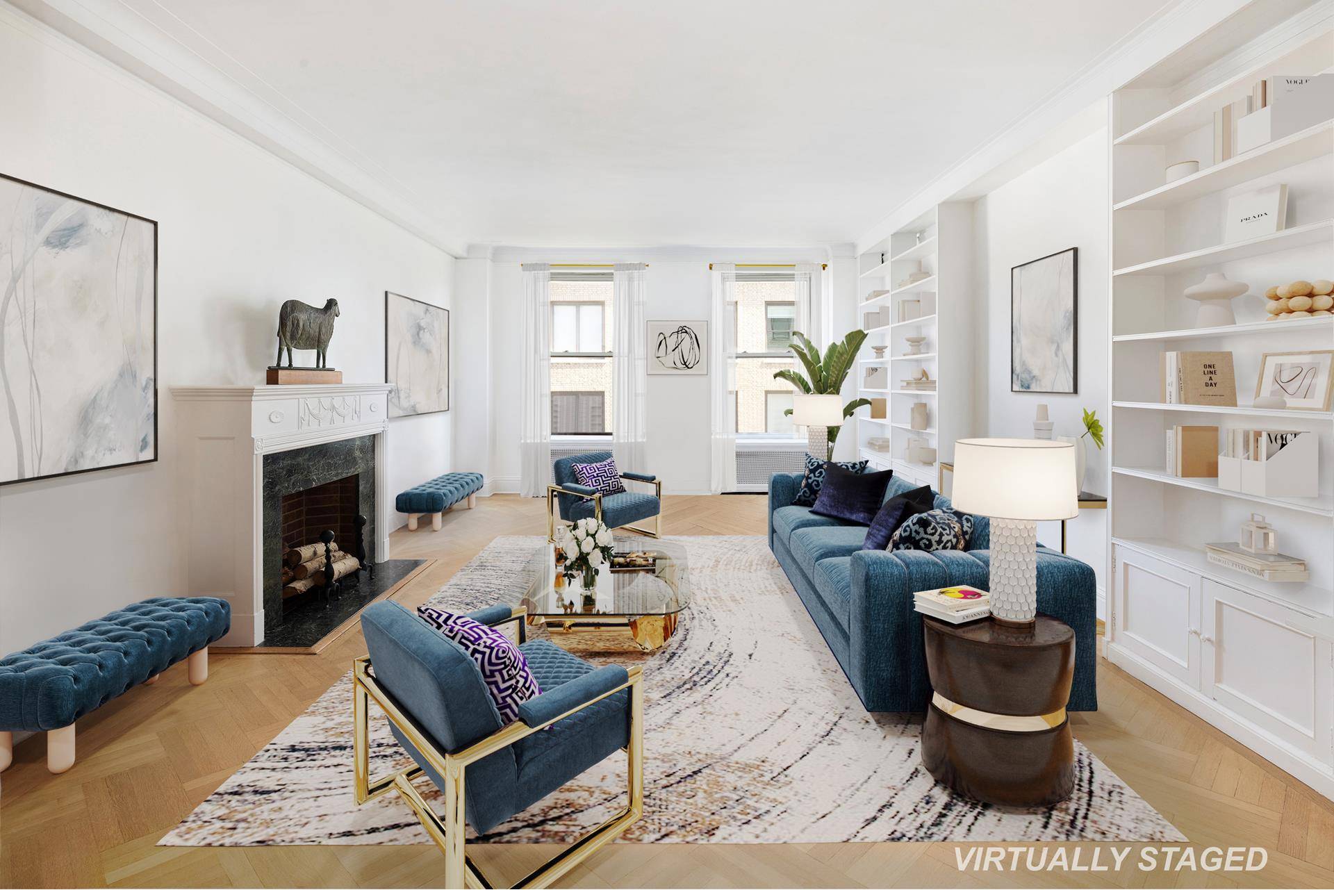 Rarely available, elegantly spacious, high floor 7 room home in one of Central Park West's Grand Dames The White House.
