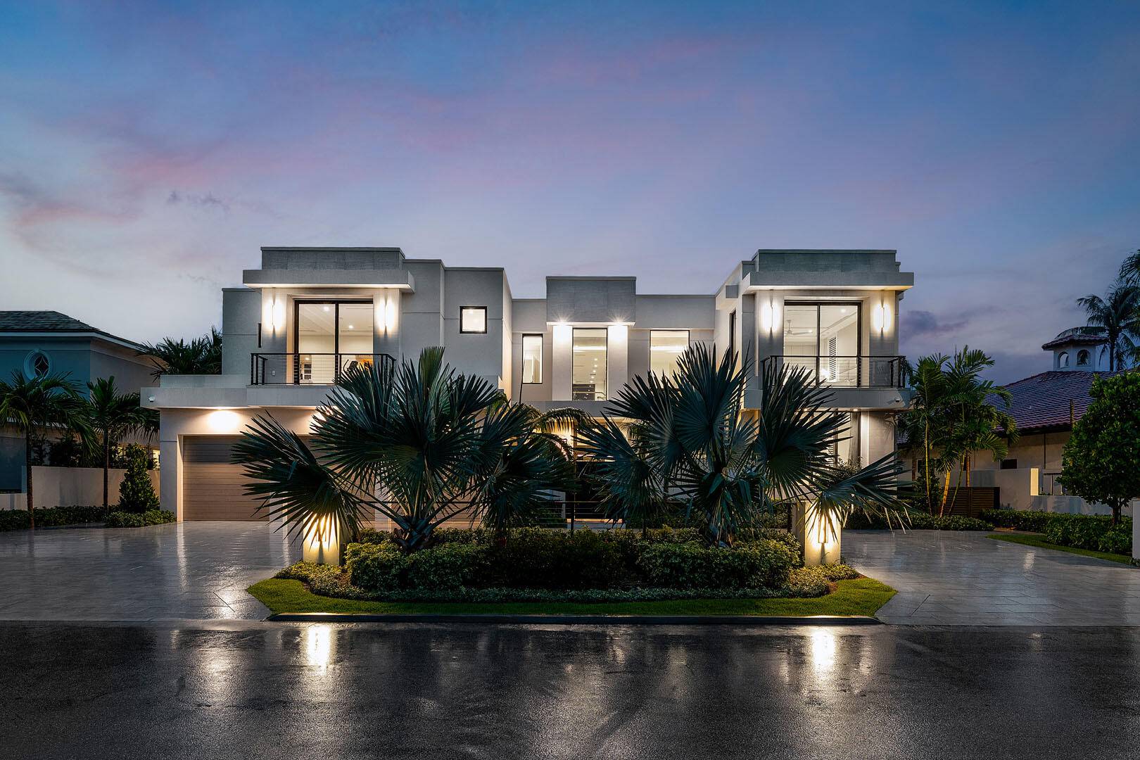 A masterpiece of modern waterfront living, this nearly new 2024 estate by SRD Building Corp.