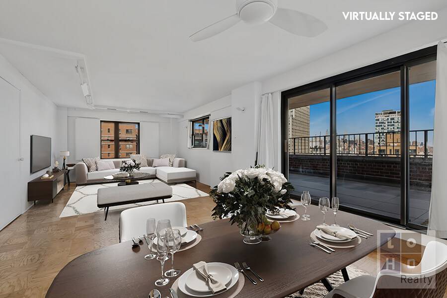 Rare Penthouse with Expansive Private Terrace amp ; Skyline Views !