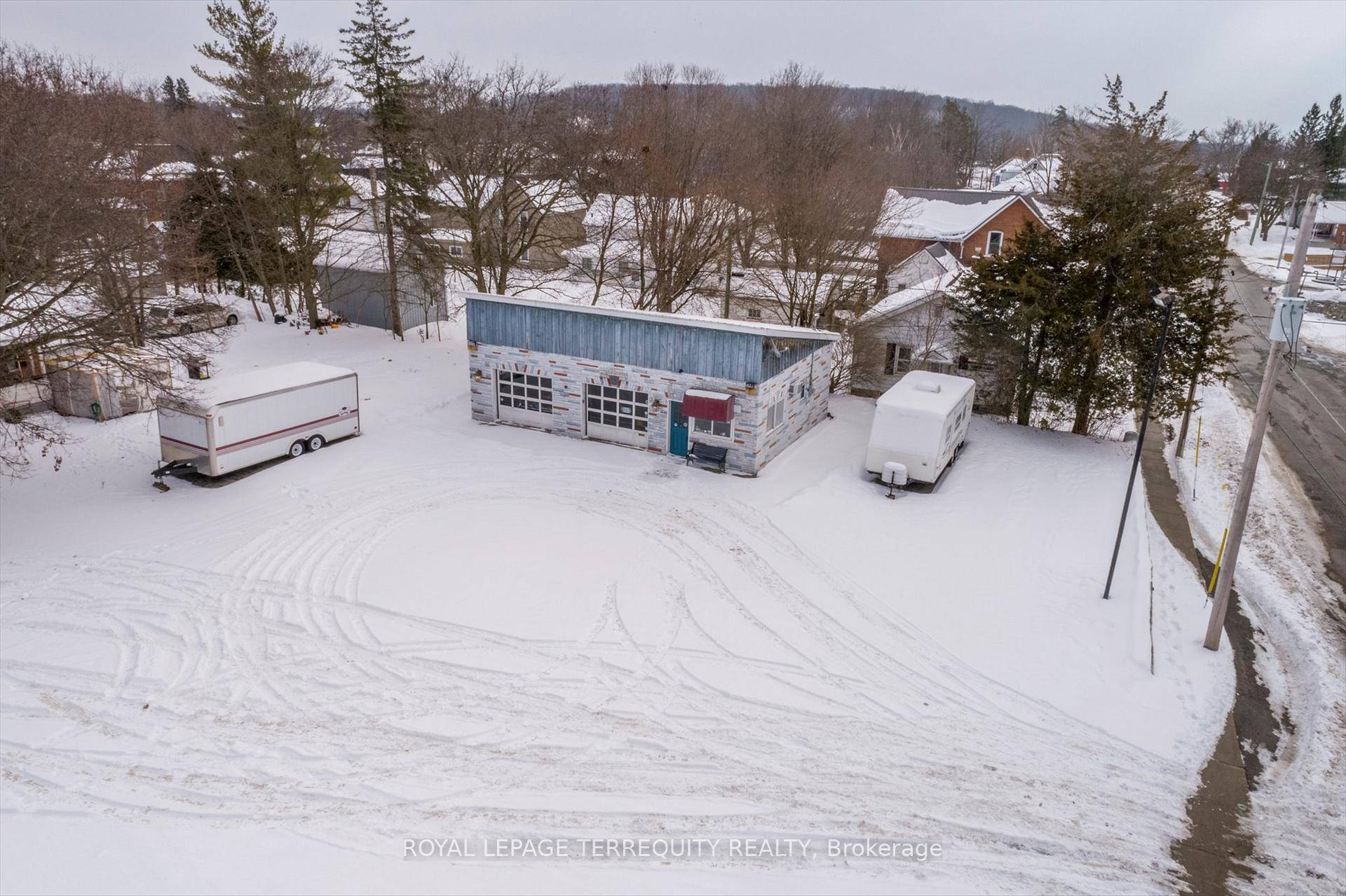 Here is a Rare Business Opportunity In The Town Of Campbellford, To Own This High Traffic Area Commercial Corner Lot.