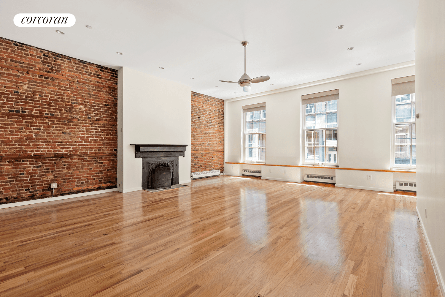 This iconic loft style 2 bedroom apartment is located on one of the best blocks in SoHo.