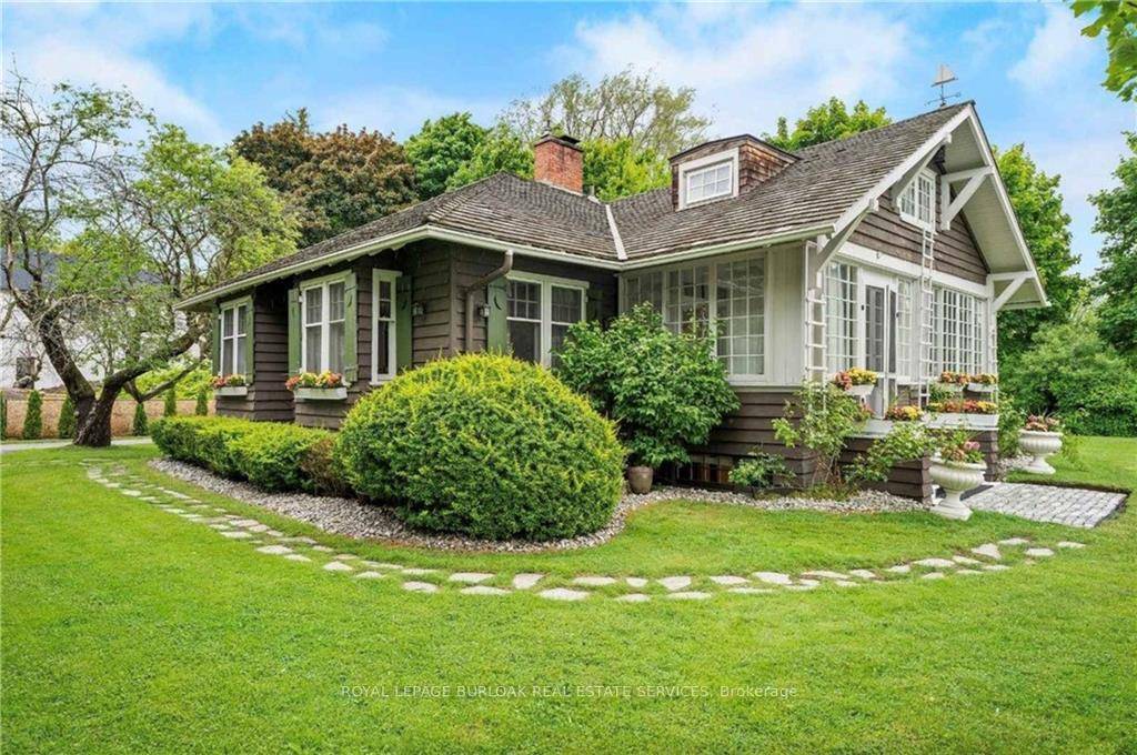 Breathtaking private waterfront estate in the heart of Central Burlington !