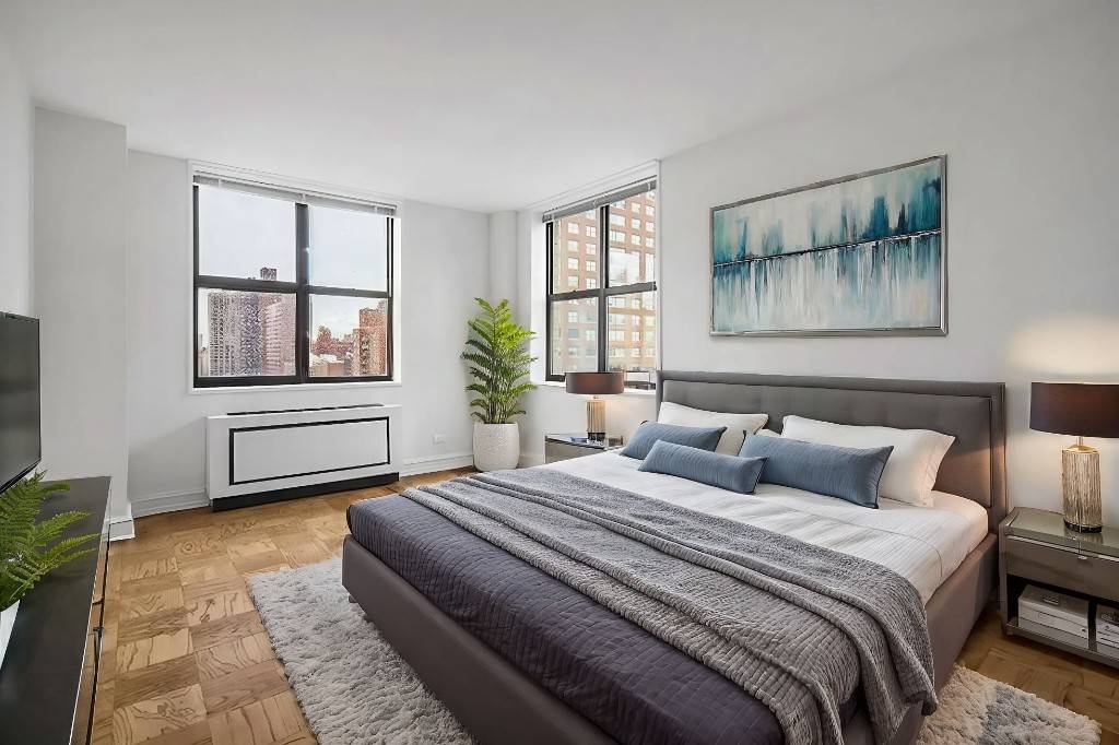 Spacious one bedroom apartment in a full service doorman elevator building.