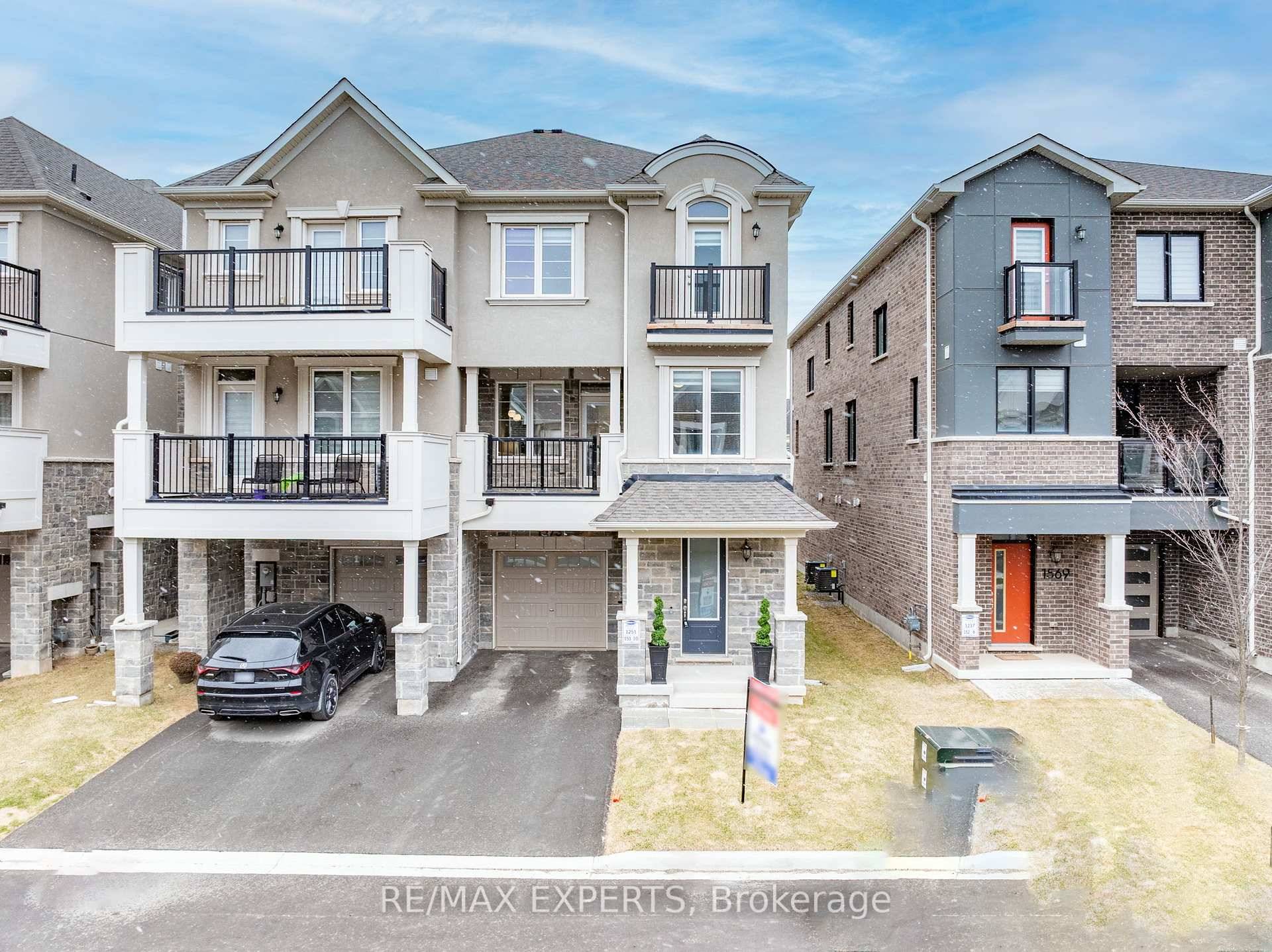 1 Year old End Unit, 3 1 Bedrooms, Contemporary Town Home Located In The Most Desirable Neighborhood Of Milton.