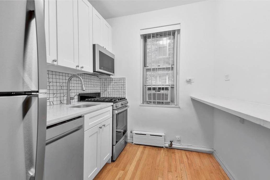 Total new renovation, 1BR, 1BA, 700 square feet off Central Park West.