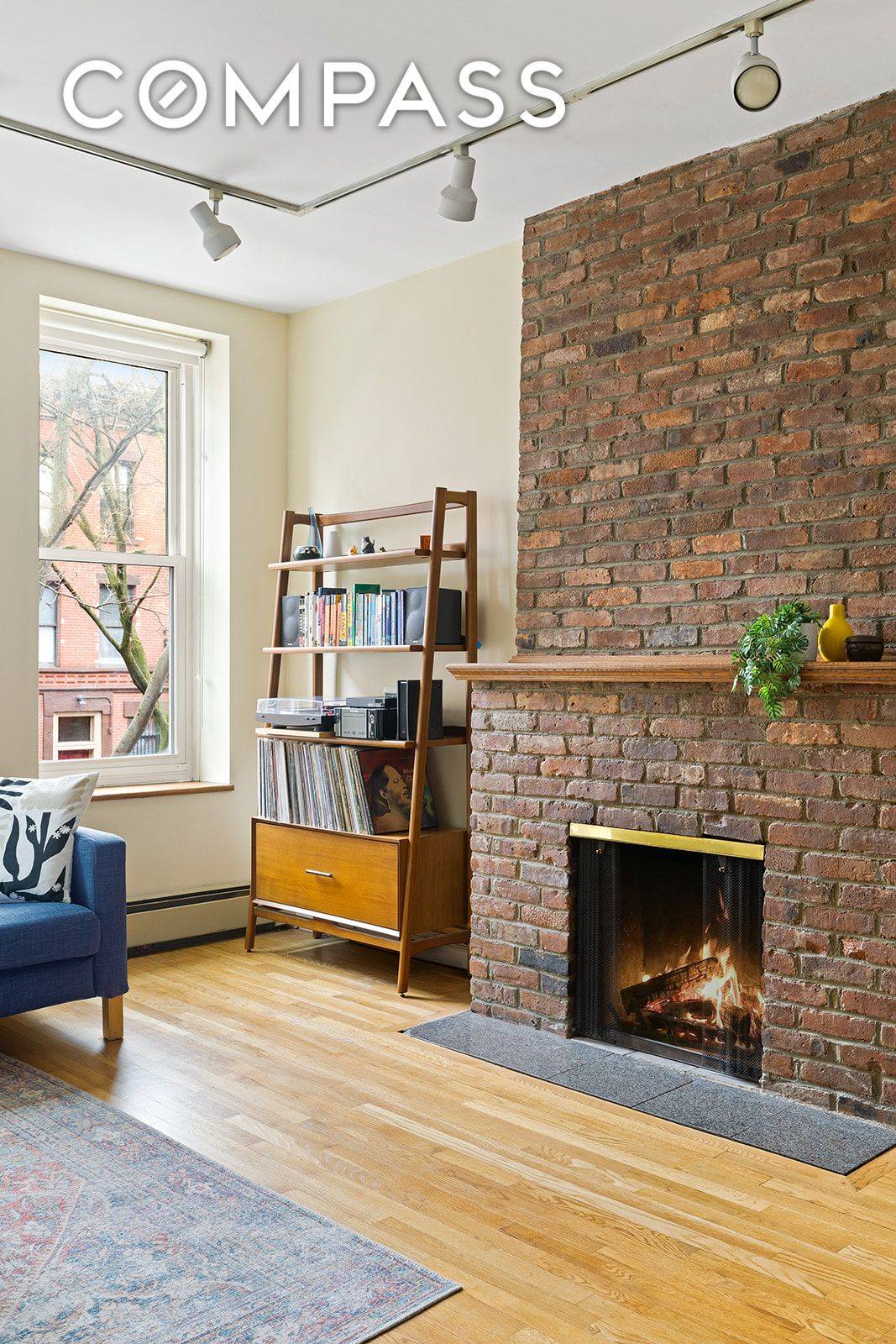 Set on a charming block in the South Slope, this unique 2 bedroom co op breaks the mold.