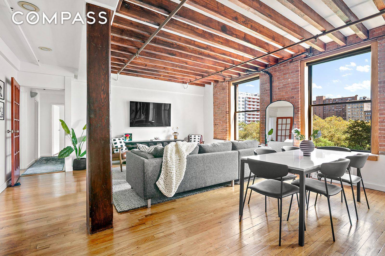Welcome to Residence 6N a loft like, high floor, true three bedroom home within a pre war gem at the crossroads of Greenwich Village and SoHo.