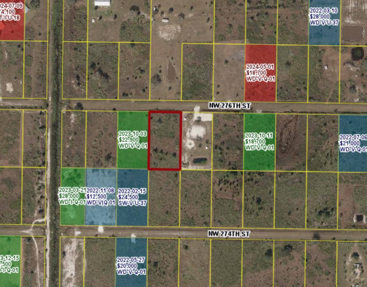 1. 25 acre lot in growing area, just a few miles from the Kissimmee Prairie Reserve.