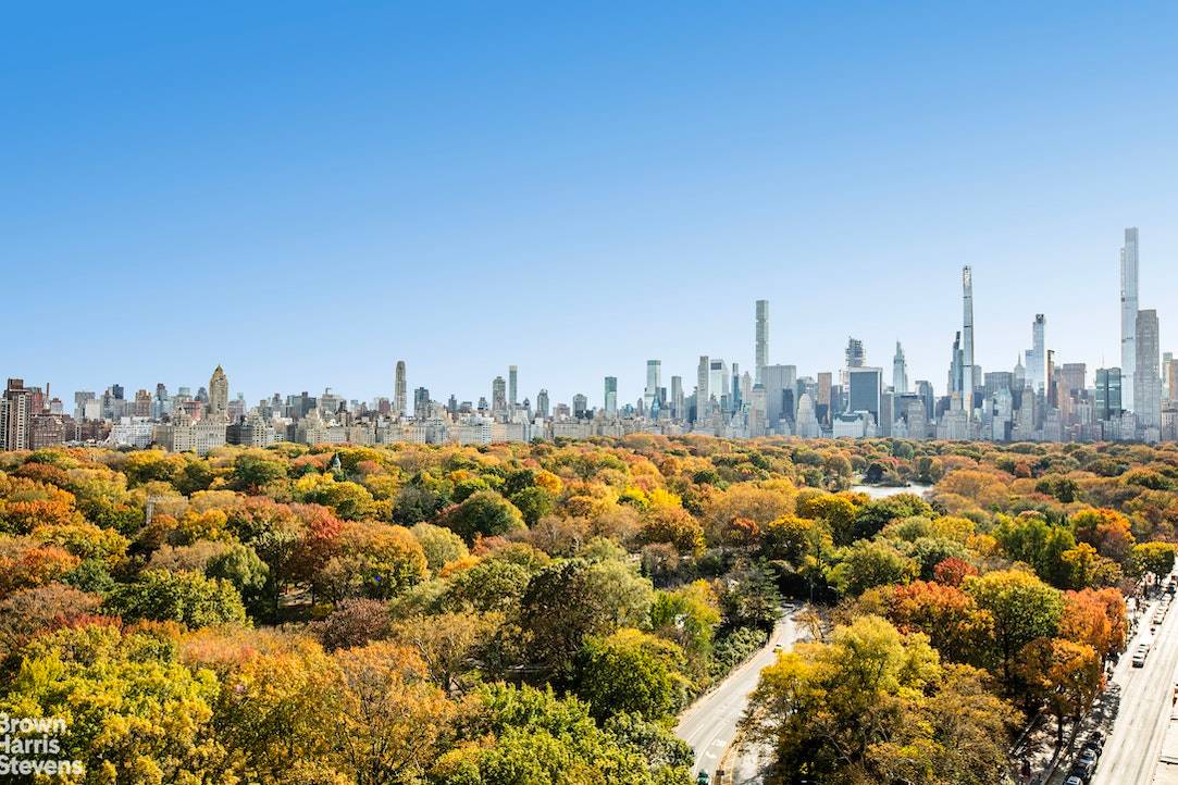 Unique opportunity to create a high floor, spectacular corner duplex with outdoor space at the iconic Beresford.