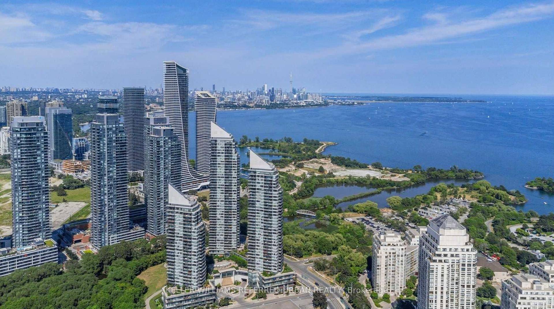 Welcome to this bright and well maintained 1 Bedroom Den condo with parking and locker at 15 Legion Rd, Suite 2305, featuring a coveted ravine view and spectacular Toronto skyline ...