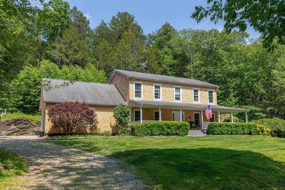 Meander down the most scenic of Roxbury dirt roads to reach Tunnel Road 4 BR tucked between the Shepaug River, historic wood Judd's Bridge and Farm and 1000 acres of ...