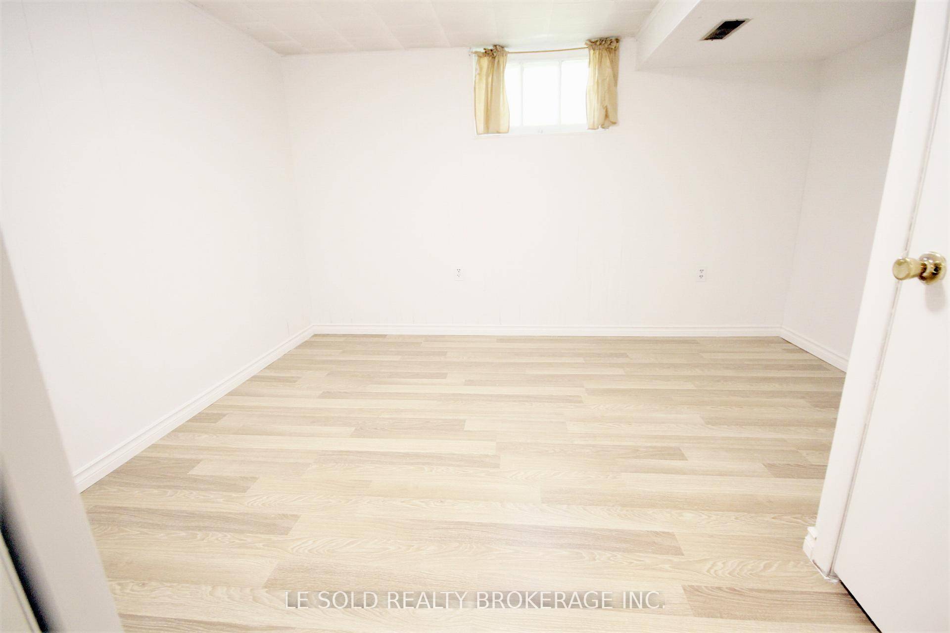 One Bedroom in basement for lease.
