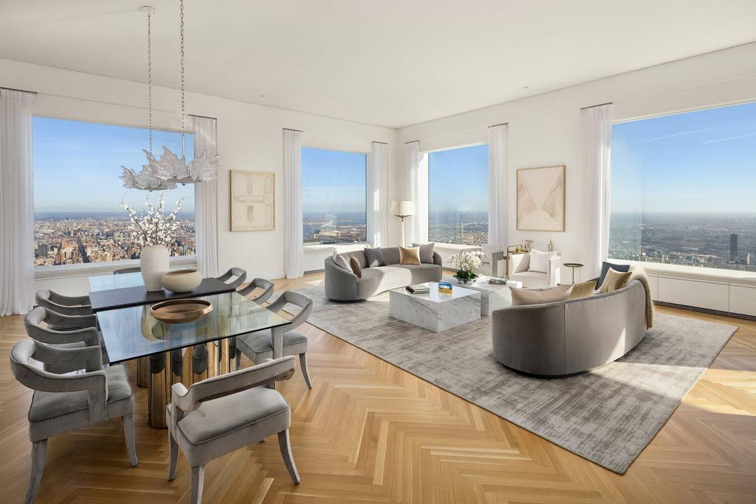Welcome to the pinnacle three bedroom plus library residence at the highest level for this configuration, featuring the building's exclusive 1 of 1 half floor east to west design that ...