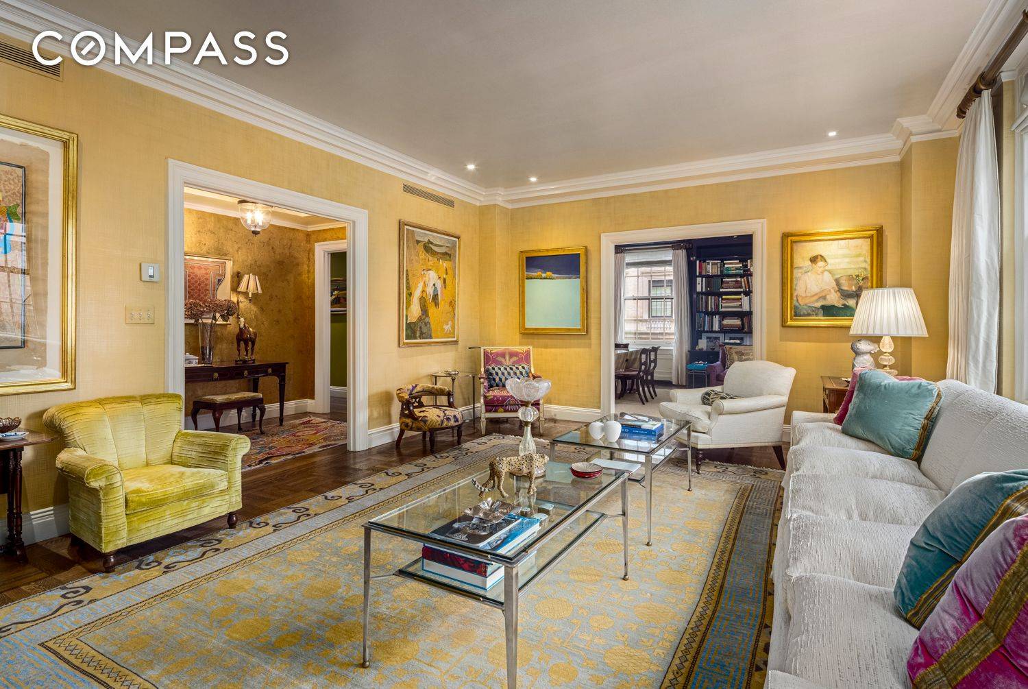 Introducing residence 4A at 570 Park Avenue, a distinguished pre war cooperative designed by renowned architect Emery Roth.