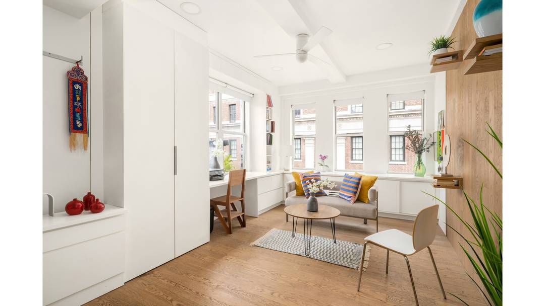 On a quintessential UWS treed residential block, this architect designed and custom crafted XXX mint studio home resides at 126 West 73rd Street, an intimate prewar cooperative bld 40 units ...