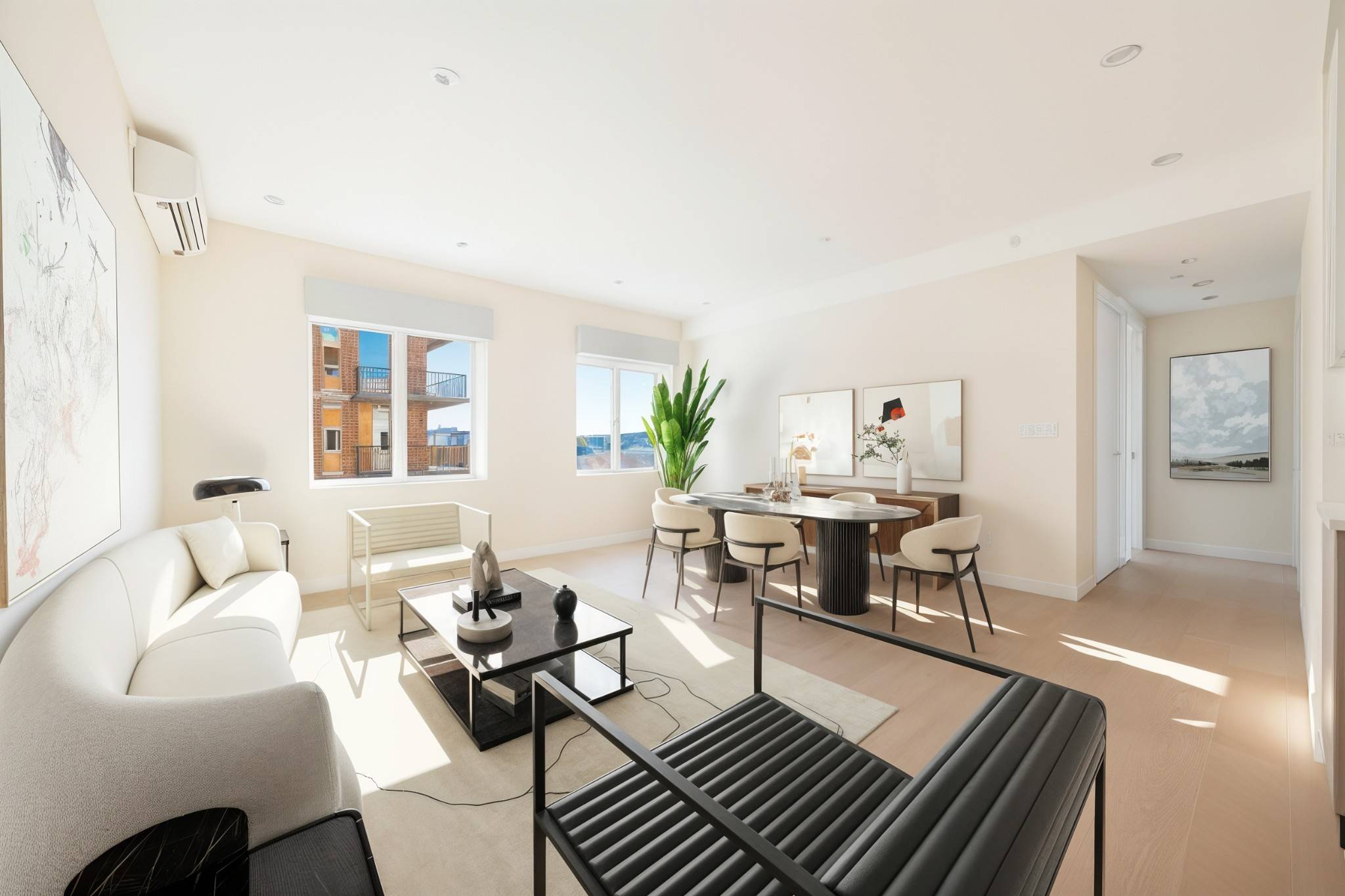 Private Roof Terrace Primary Bedroom with Dual Closets and En Suite Bathroom Balconies off 2nd and 3rd bedrooms Elegant Scavalini Kitchen with Caeserstone countertops and Premium Bertazzoni Appliances 7.