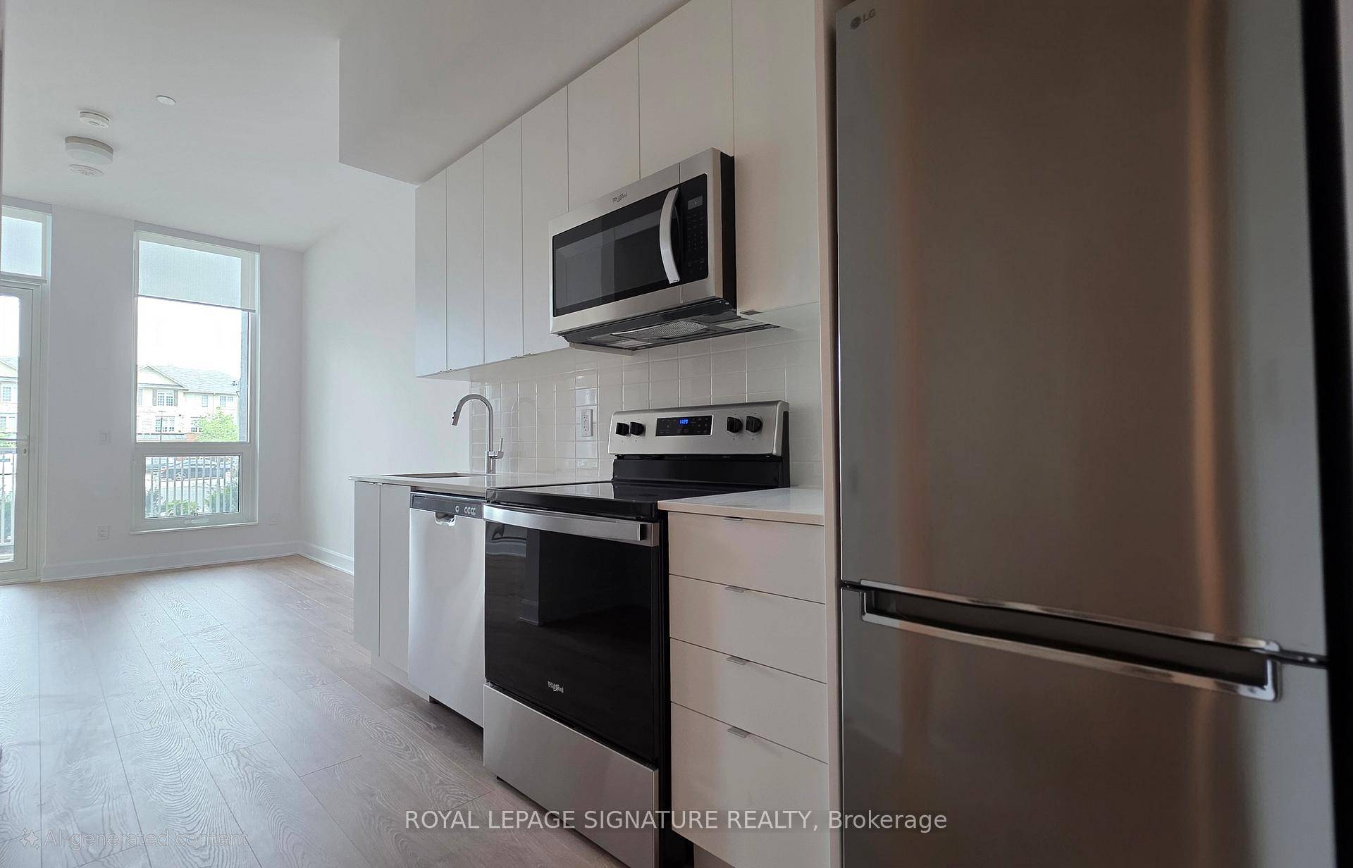 Stunning Brand New Never Lived In 1 Bedroom 1 Washroom with 10 foot ceilings !