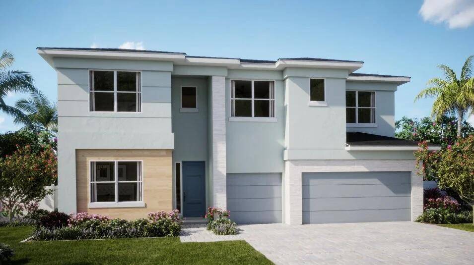 This new two story home offers ample space to live and grow, complete with a three bay garage, outdoor lanai and other desirable features.