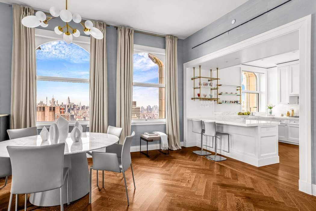 Set 533 feet above street level, this sprawling two bedroom, two and a half bath home offers 2, 548 square feet of gracious living space and three breathtaking exposures of ...