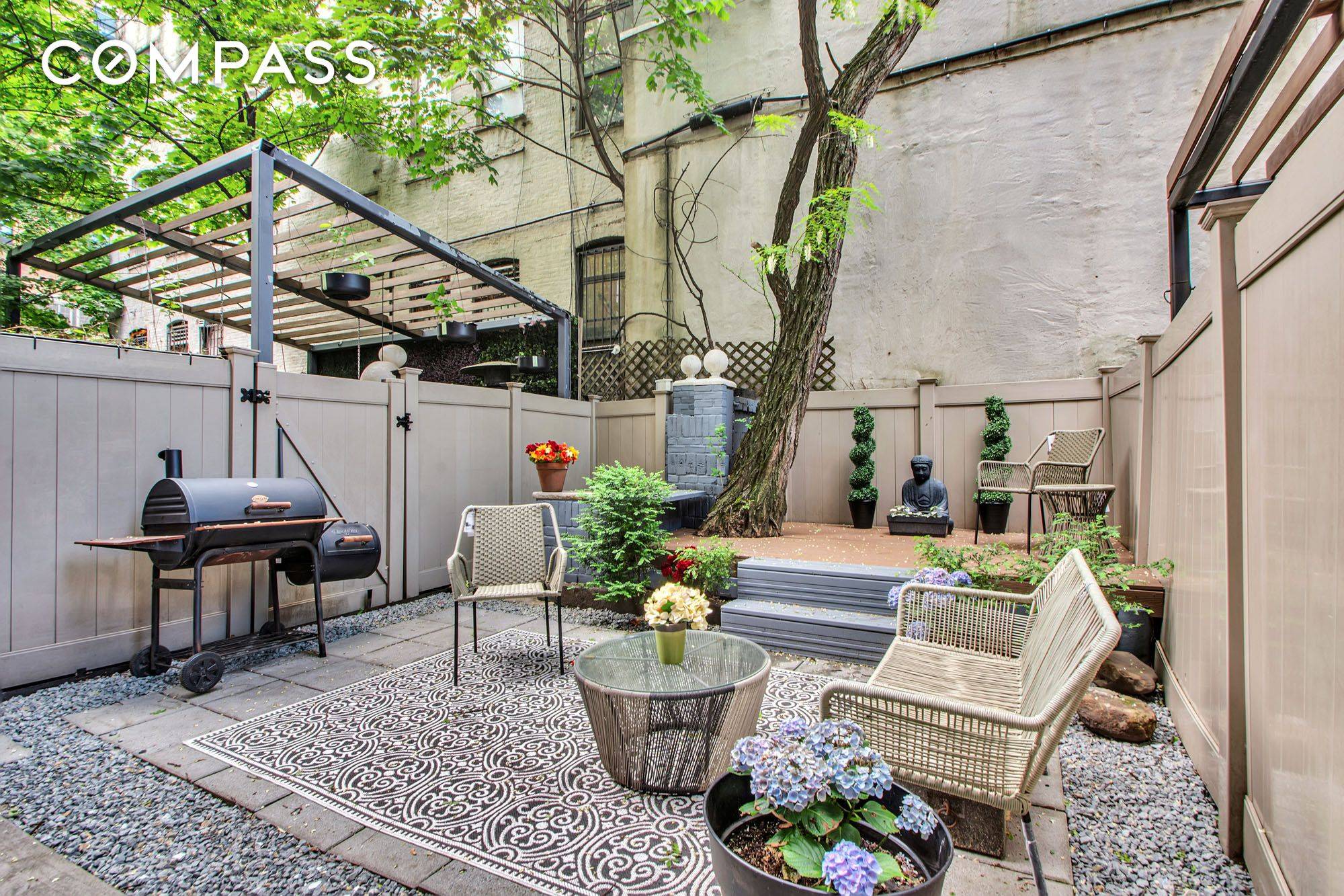 This stunning garden level duplex at 159 161 West 126th Street offers a unique space with lots of light in the heart of Harlem.