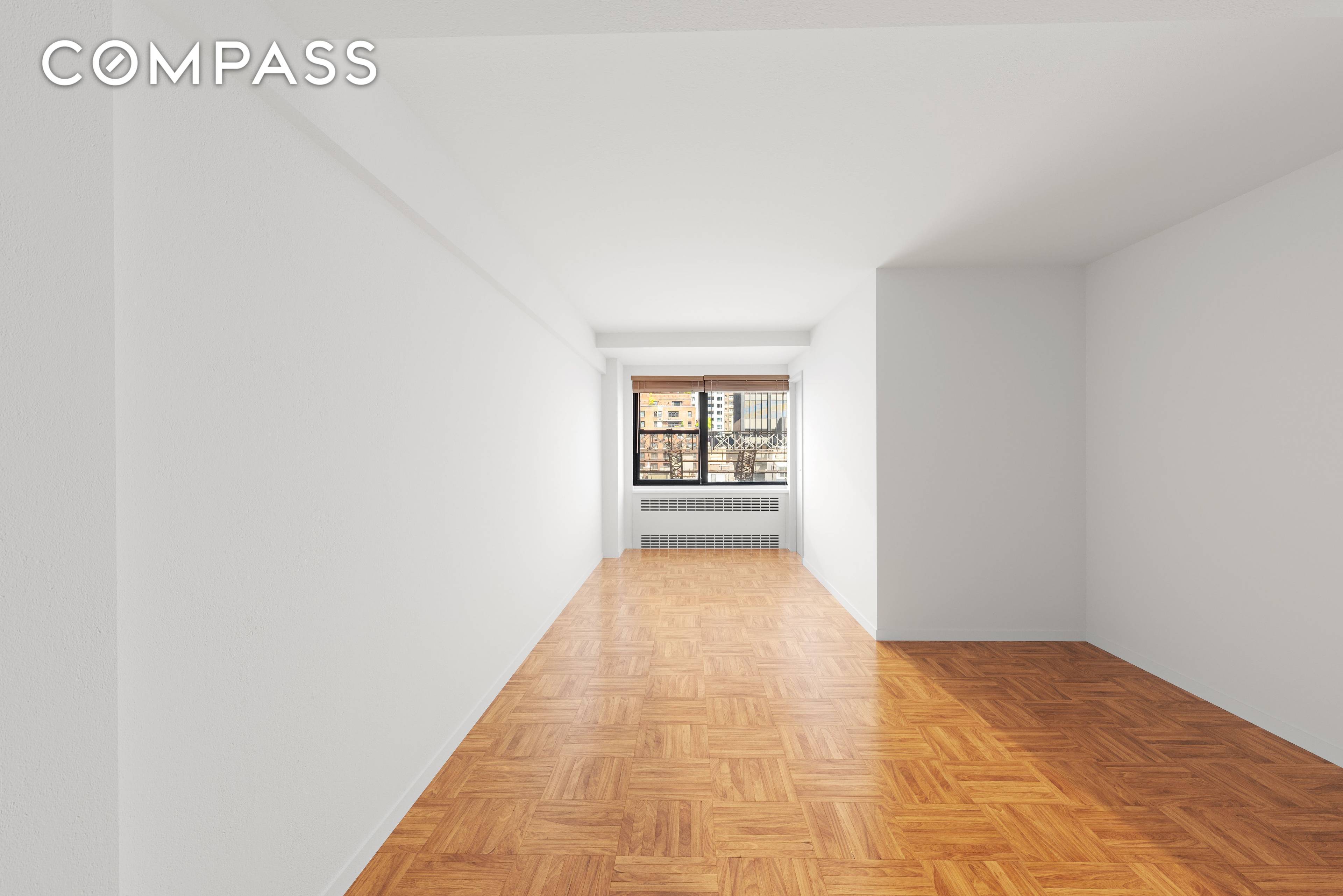 Bright and generously sized junior 4 that is currently configured as a 2 bedroom but could easily be converted to its original 1 bedroom layout with a dining area off ...
