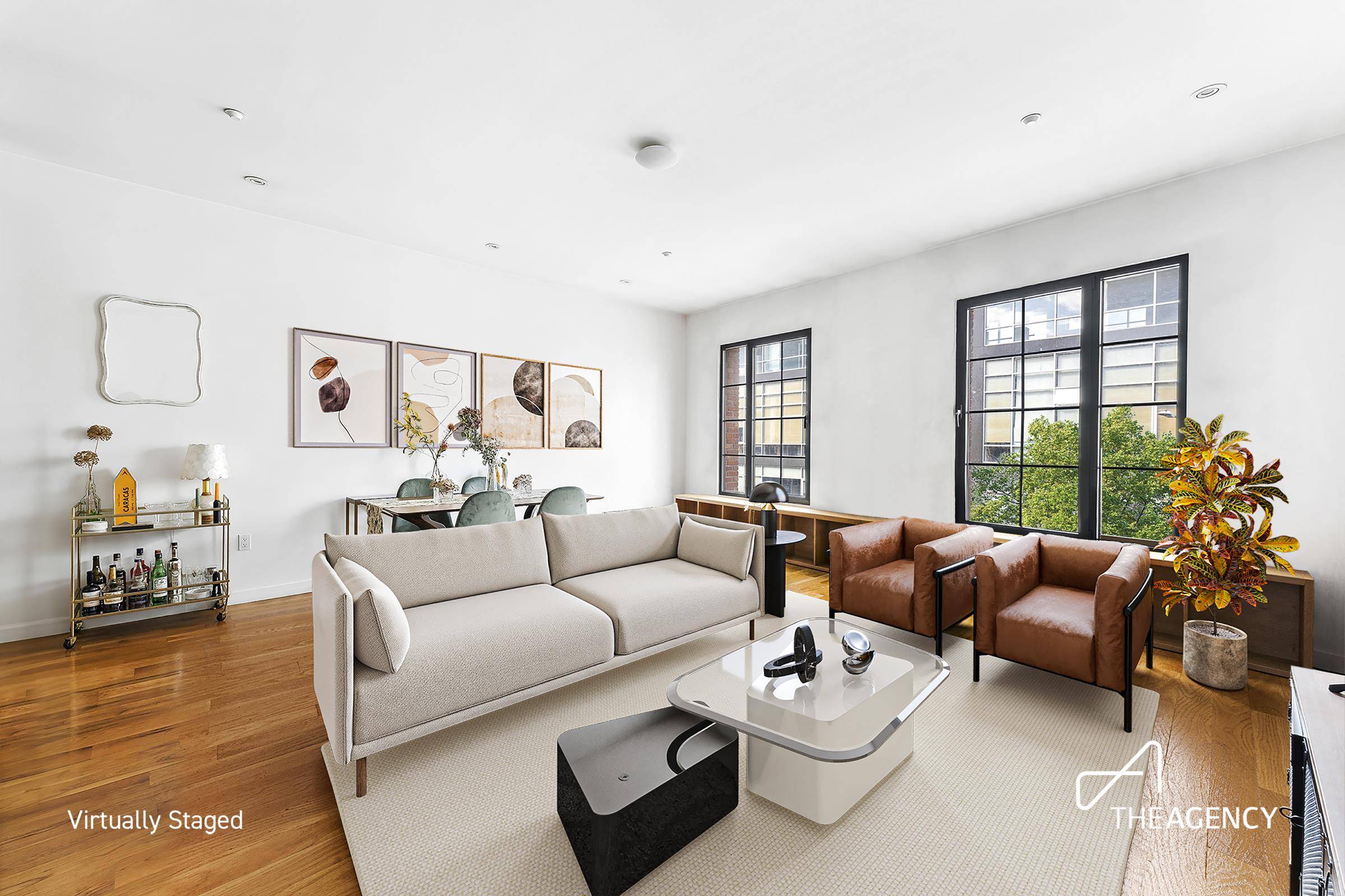 Nestled within the charming brick facade of a boutique 4 story condominium, 233 Kent Ave beckons with its distinctive allure.
