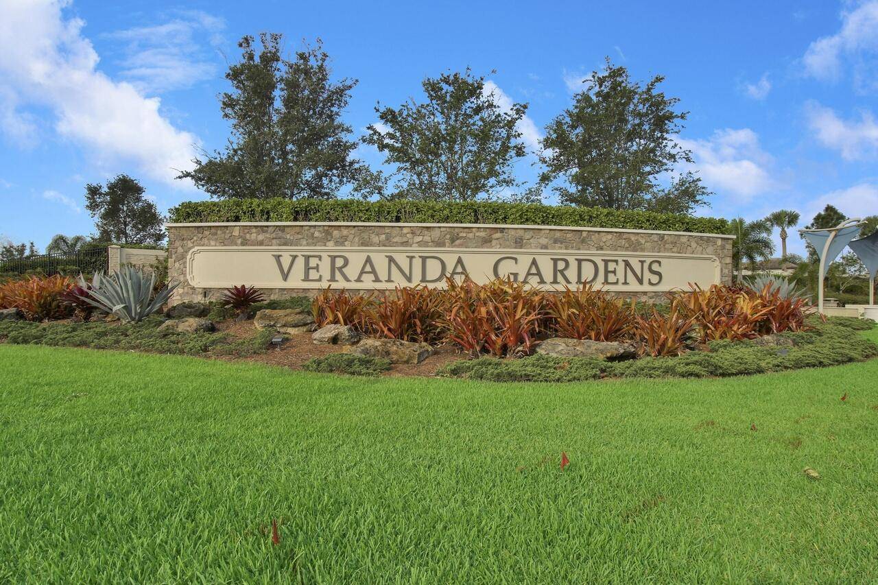 Newly offered in the highly desirable gated community of Veranda Gardens.