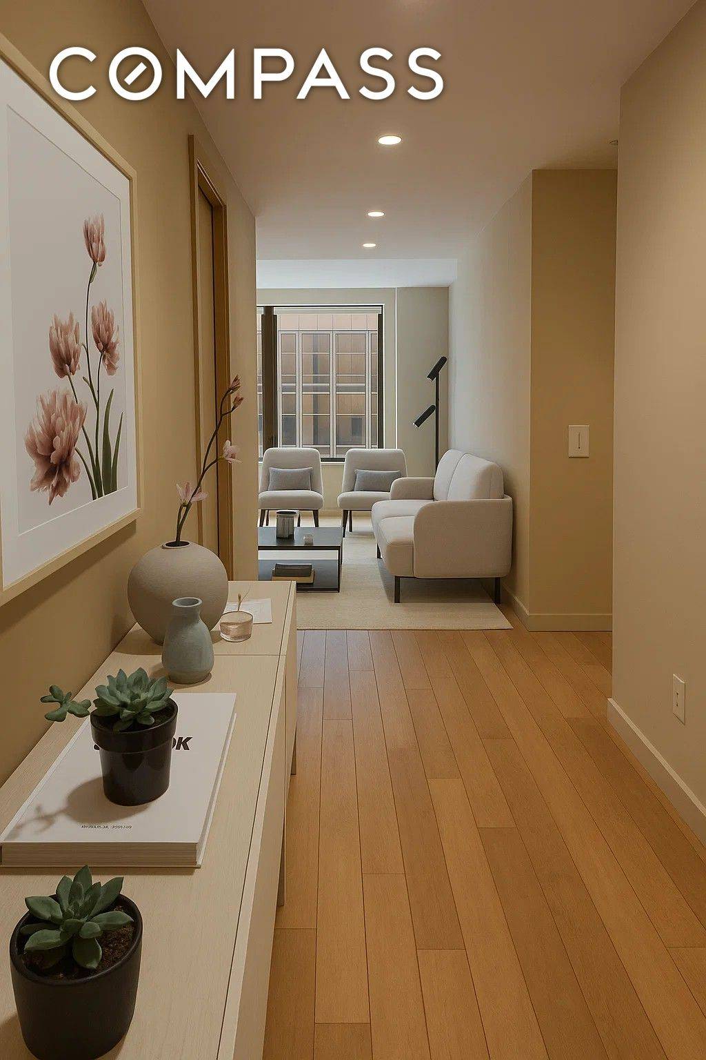 FOR INVESTORS ONLY TENANT IN PLACE UNTIL JUNE 2026 Feels like a real one bedroom but is actually a HUGE Studio with home office space.