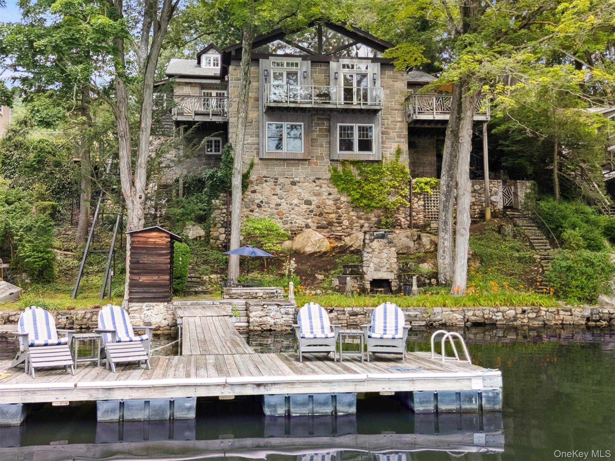 On the Shores of Lake Waccabuc.