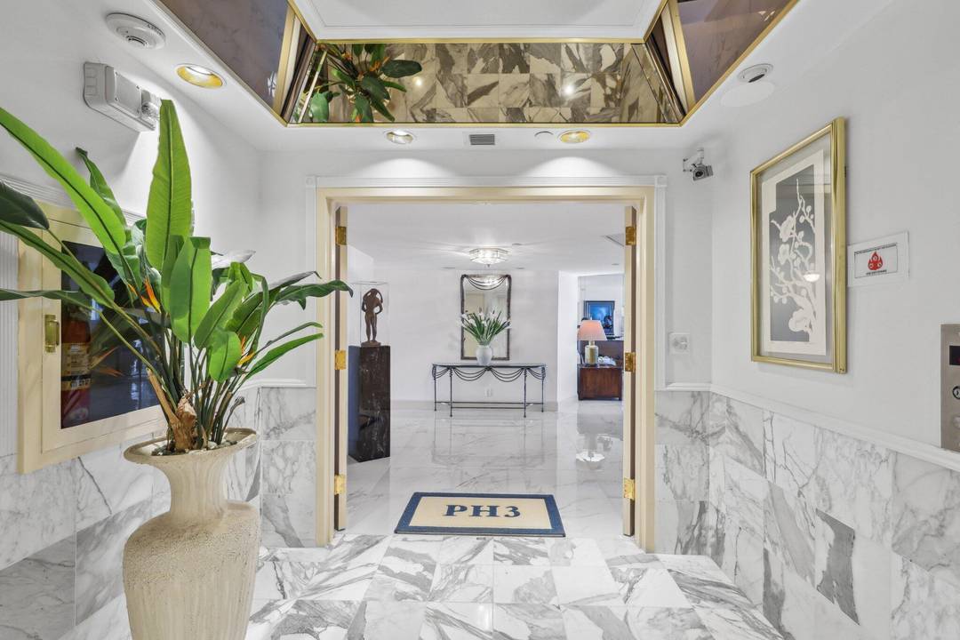 OCEANFRONT PENTHOUSE with a rare through building floor plan.