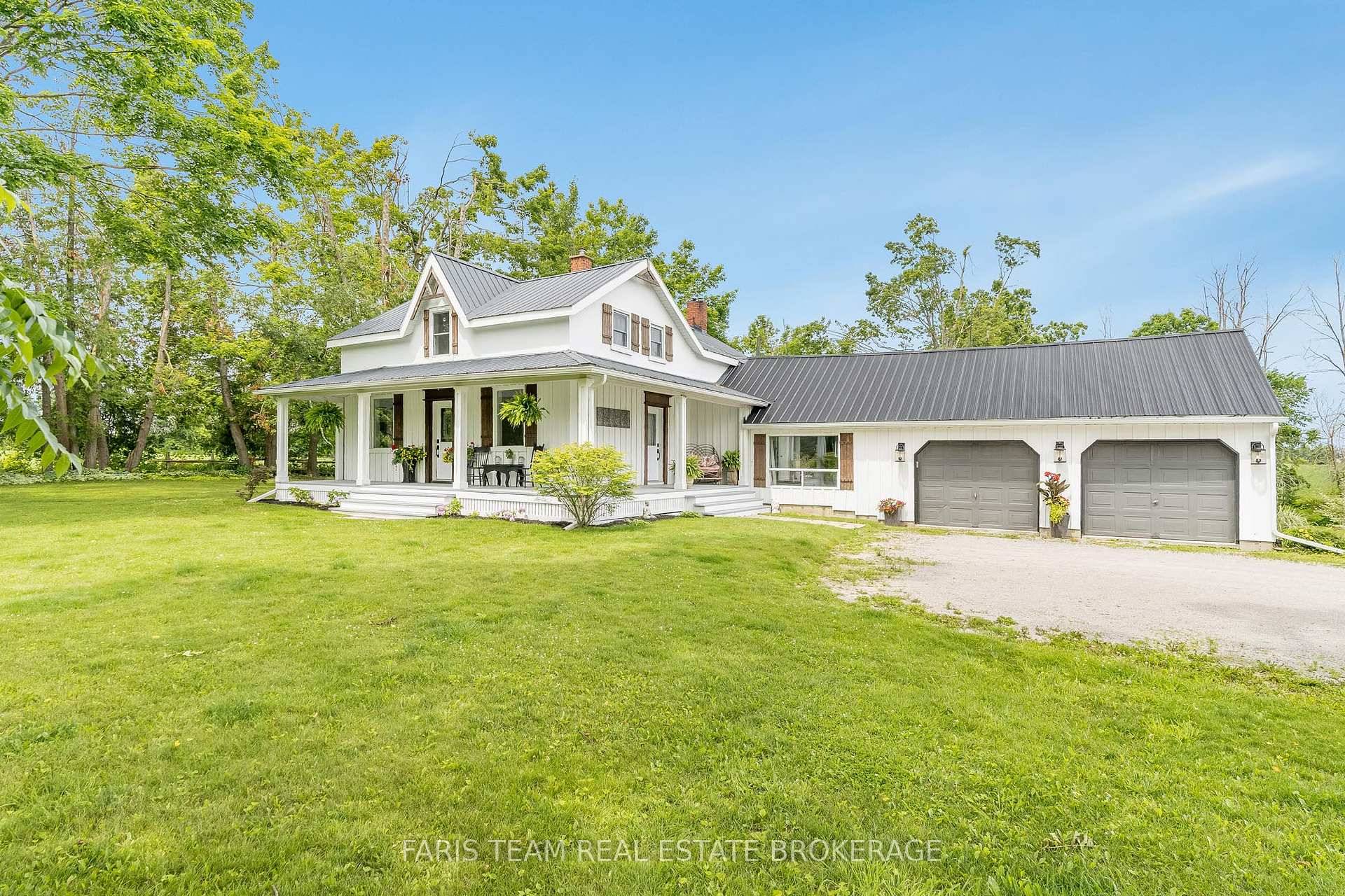 Top 5 Reasons You Will Love This Home 1 Picturesque century farmhouse set on nearly 5 acres of peaceful land, featuring a heated barn, lush cherry and mulberry trees, and ...