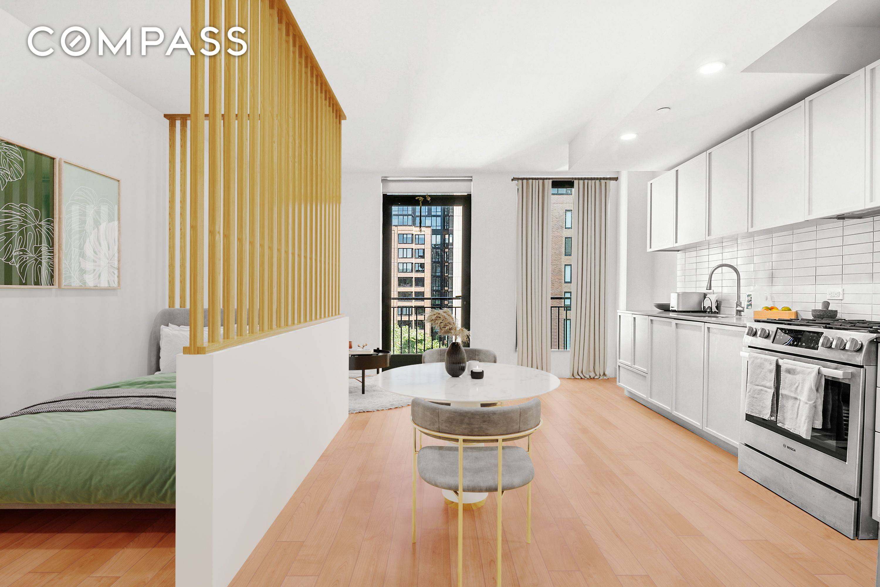Crown Heights Convertible 1BD with Balcony, Soaring Ceilings amp ; Modern Finishes in a Full Service Condo Welcome to this incredible convertible one bedroom residence in Crown Heights !