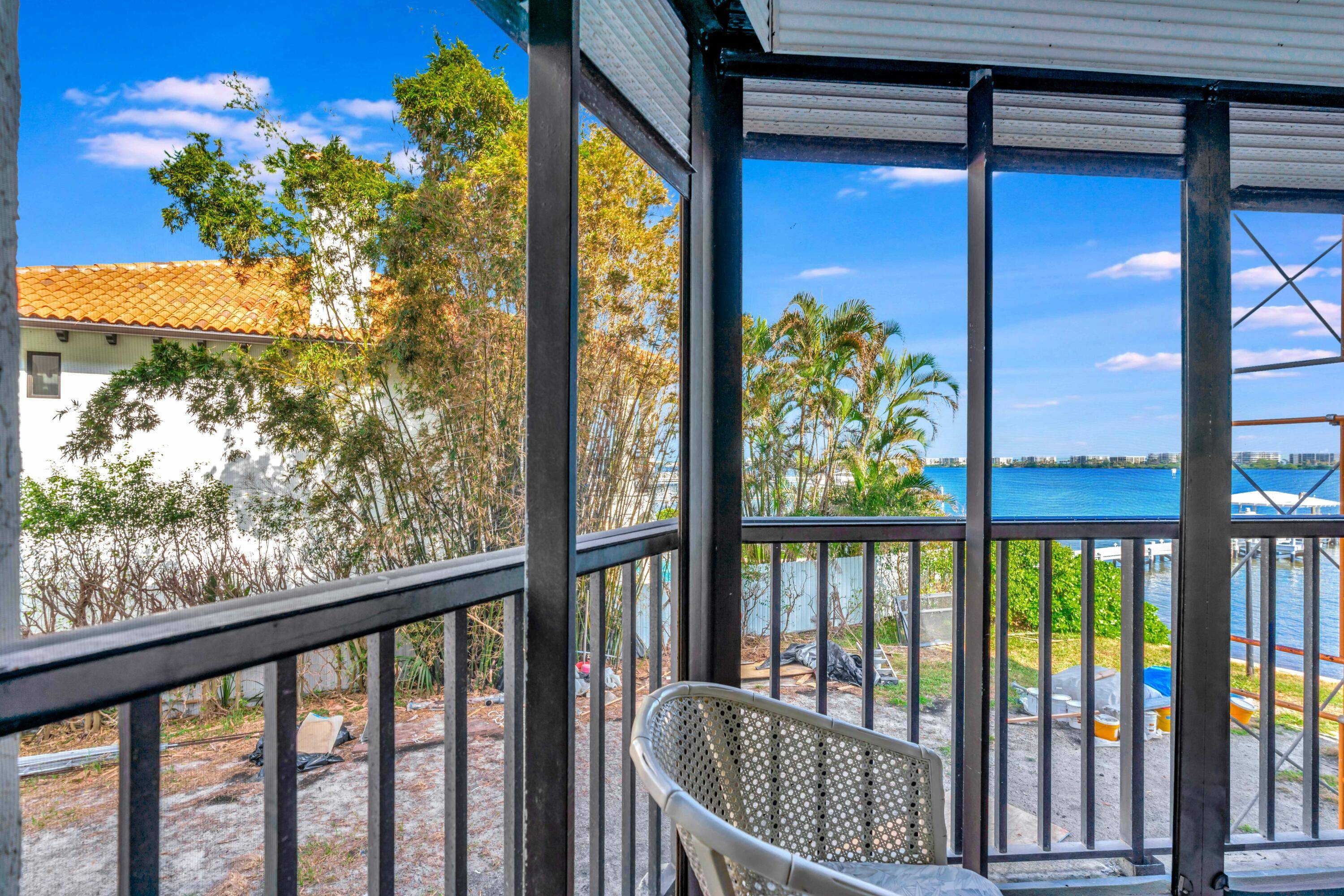 This fully furnished 2 bedroom, 2 bath condo in Hidden Harbour is located directly on the Intracoastal Waterway and offers stunning water views.