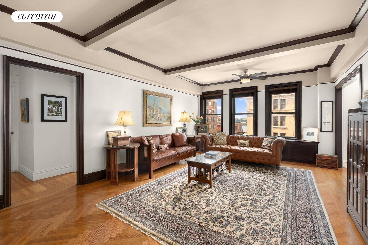 Welcome to Residence 10E at 760 West End Avenue, a beautiful and bright three bedroom, two bath home that blends prewar details and charm with modern updates throughout.