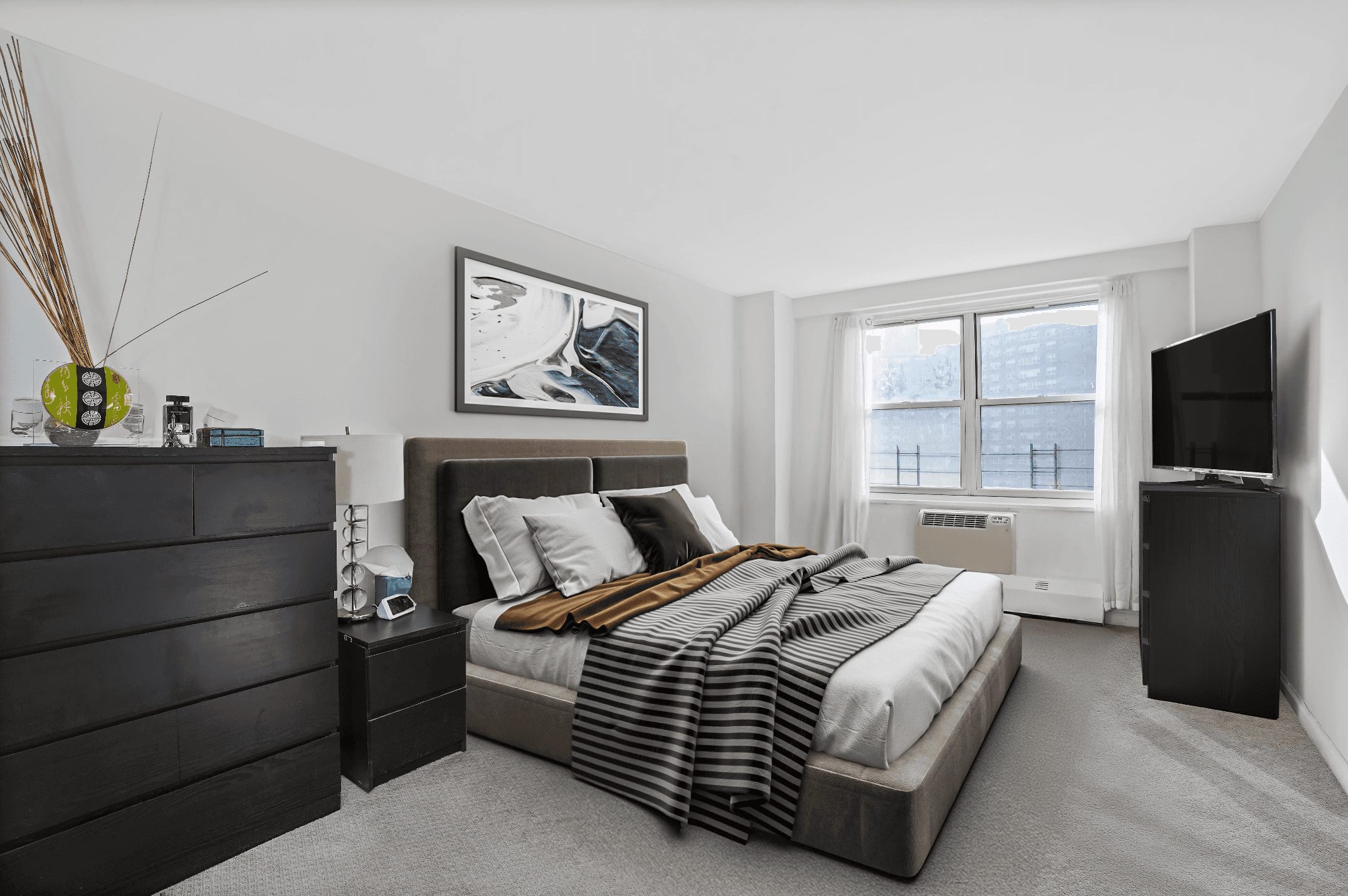 Elevate your Lifestyle Living in this Top floor Junior Four Full Service Building The enviable, sun drenched living space leads to your balcony, perfect for unwinding with morning coffee or ...