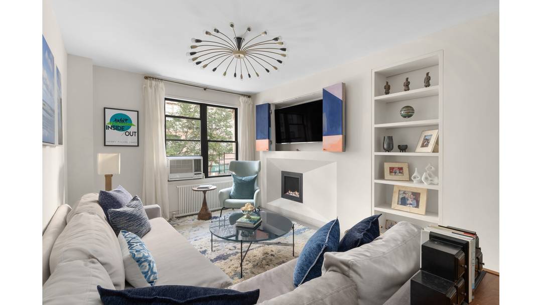 Located on a quiet tree lined UWS block, this architect designed amp ; custom crafted two bedroom one bathroom home resides at 250 West 75th Street, an intimate prewar cooperative ...