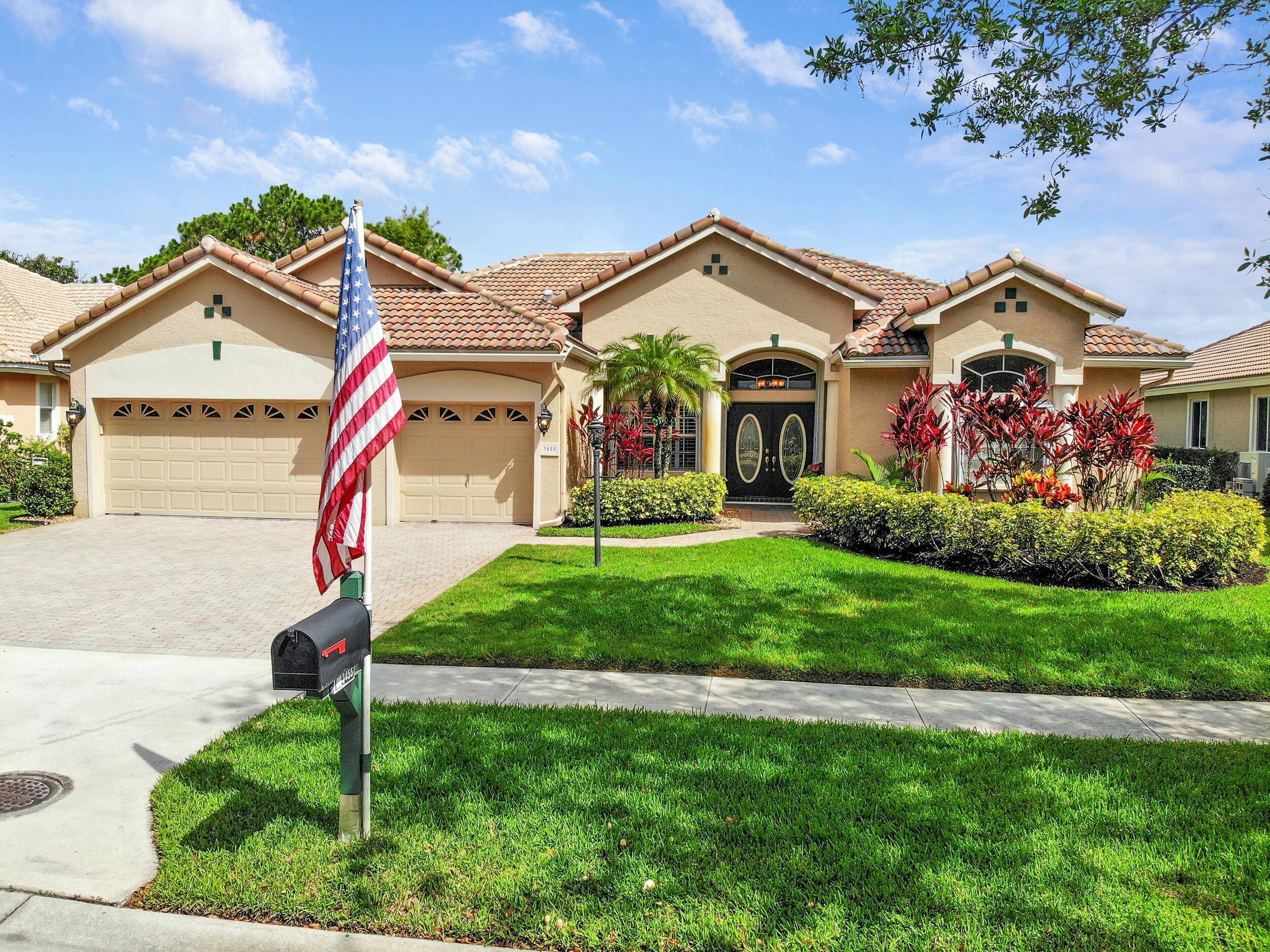 Impeccably maintained 4BD 3BA home with panoramic golf course views in one of Stuart's premier gated communities.