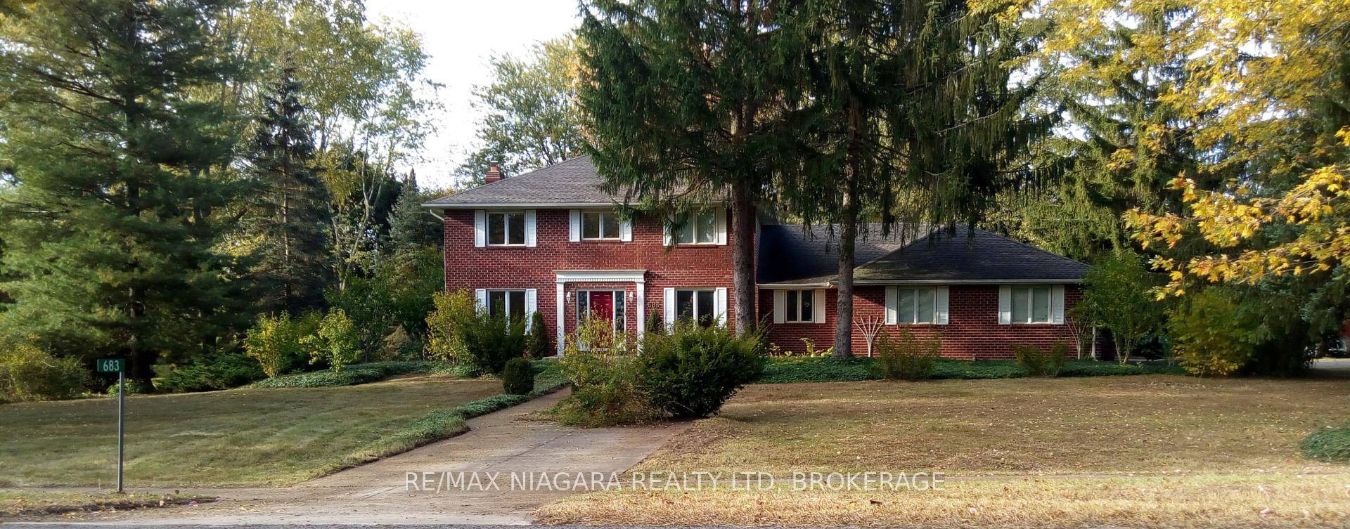 683 Canboro is a custom built solid brick two storey colonial style home on a 0.